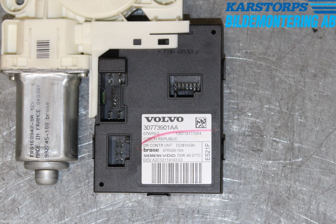 Volvo S40 04-07 Vindusheismotor