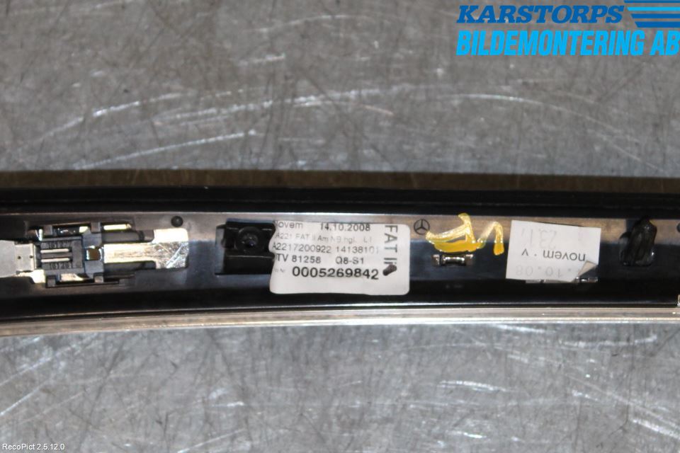 Mercedes-Benz MB S-KLASS (W221) 05-13 Dør Dekorlist Vf