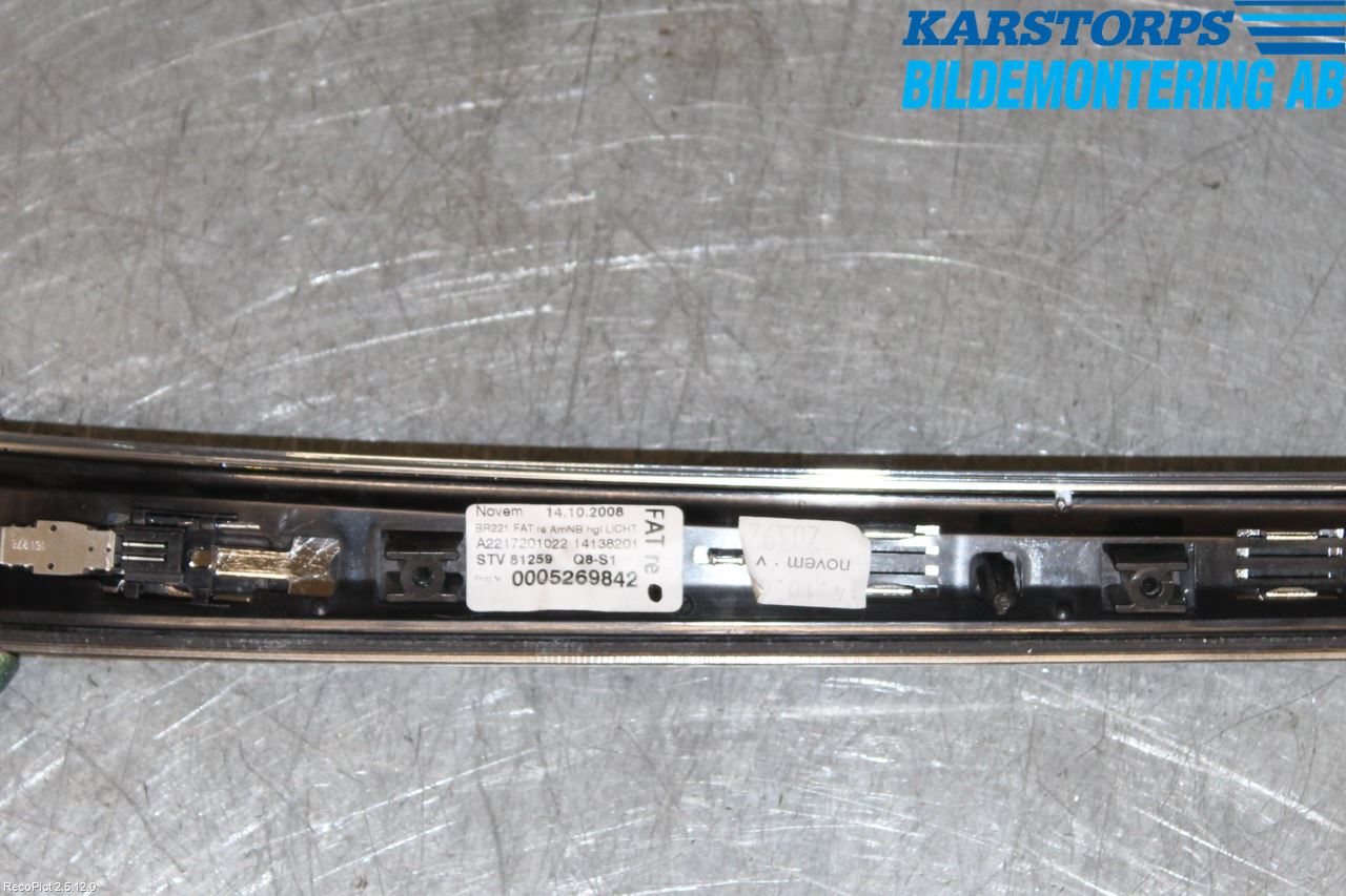 Mercedes-Benz MB S-KLASS (W221) 05-13 Dør Dekorlist Hf
