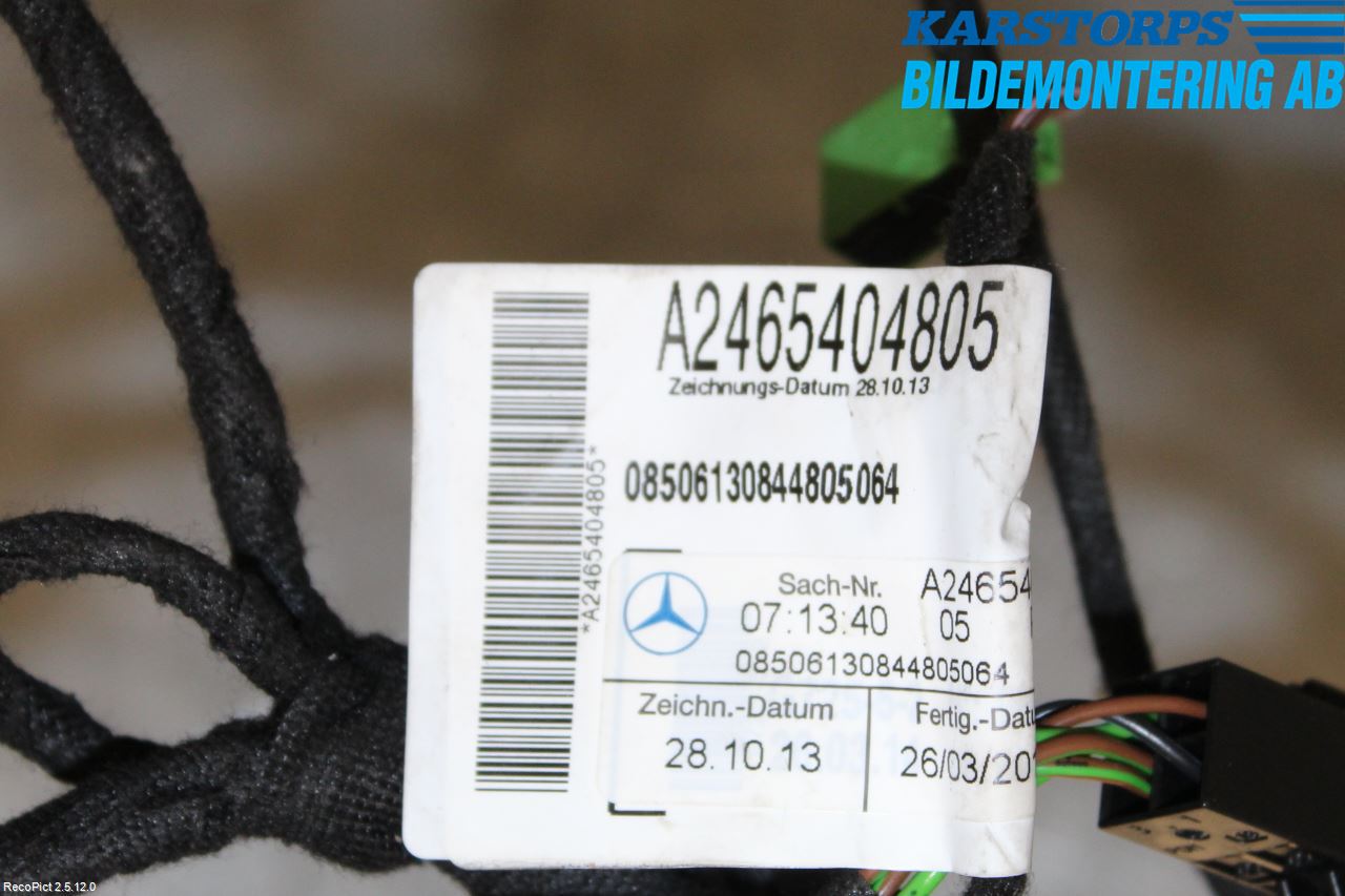 Mercedes-Benz MB A-KLASS (W176) 13-18 Ledningsnett