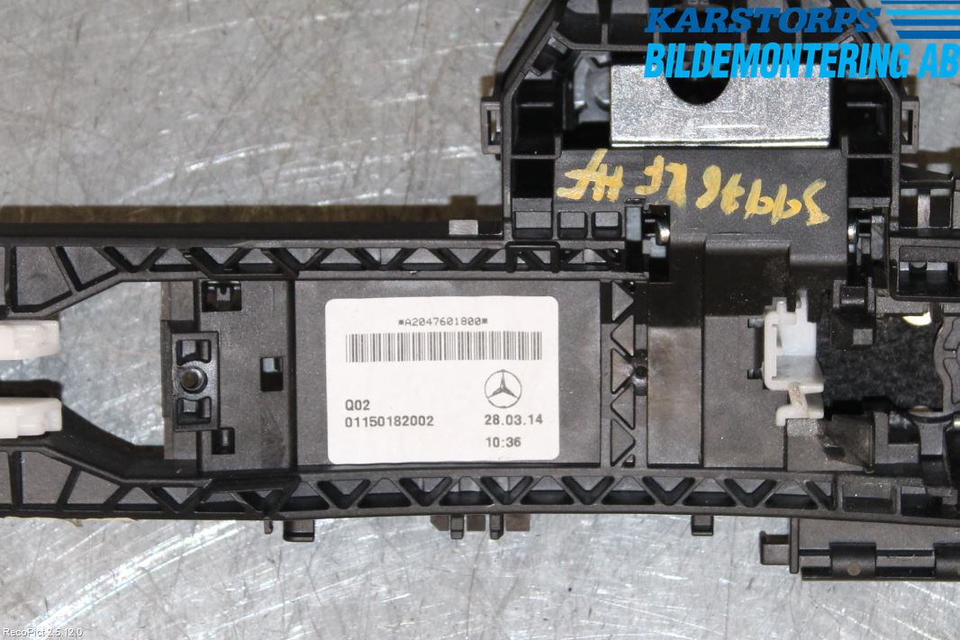Mercedes-Benz MB A-KLASS (W176) 13-18 Dørhandtak Ytre Høyre