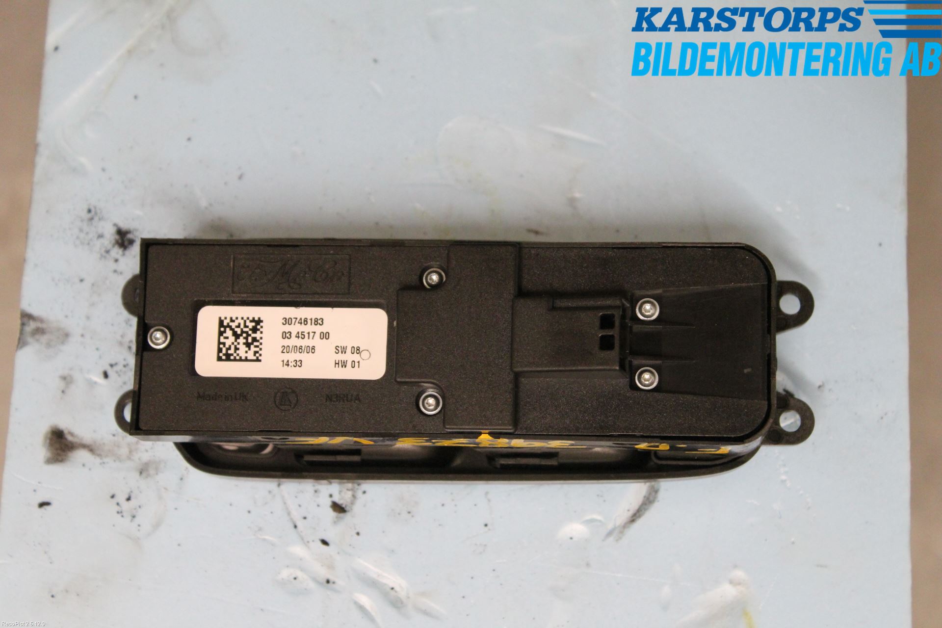 Volvo S40 04-07 Bryter Vindusheis