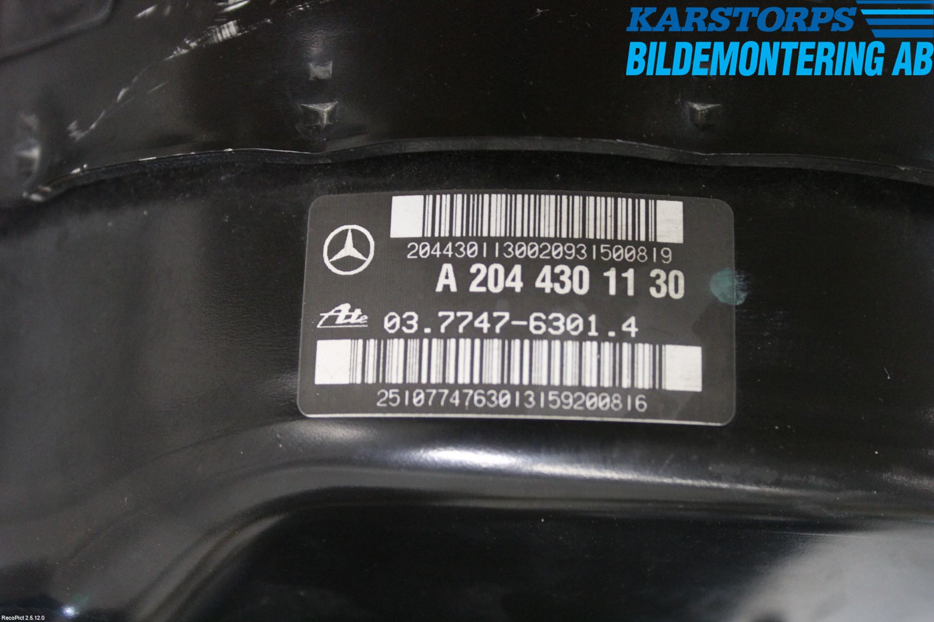 Mercedes-Benz MB E-KLASS COUPÈ/CAB(C207) 09-17 Bremseservo