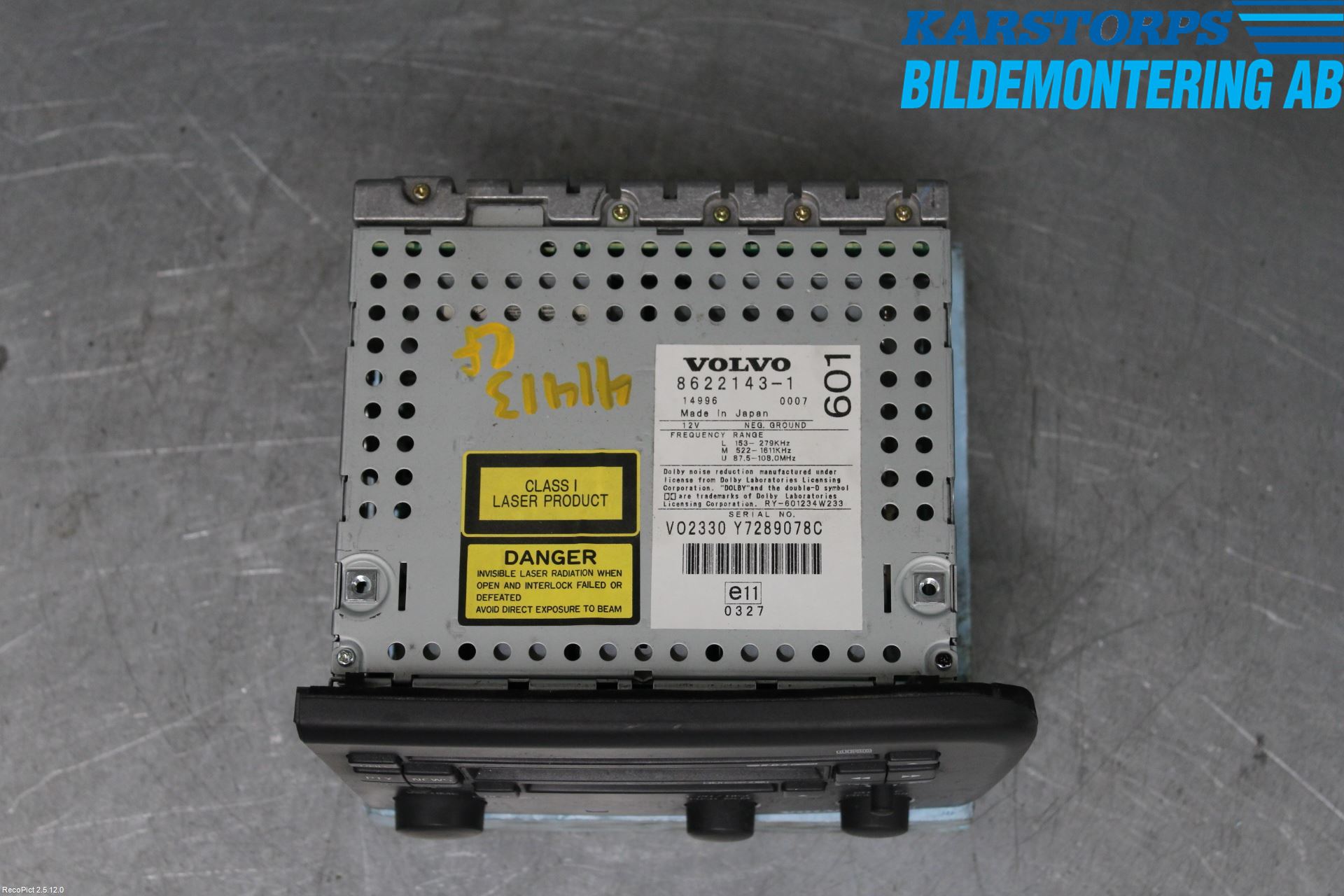 Volvo S80 99-03 Stereo Radio Med Cd