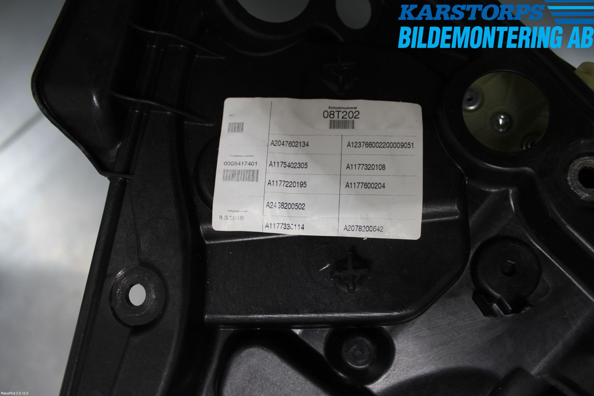 Mercedes-Benz MB CLA-KLASS (C117/X117) 13-19 Vindusheis El Komp