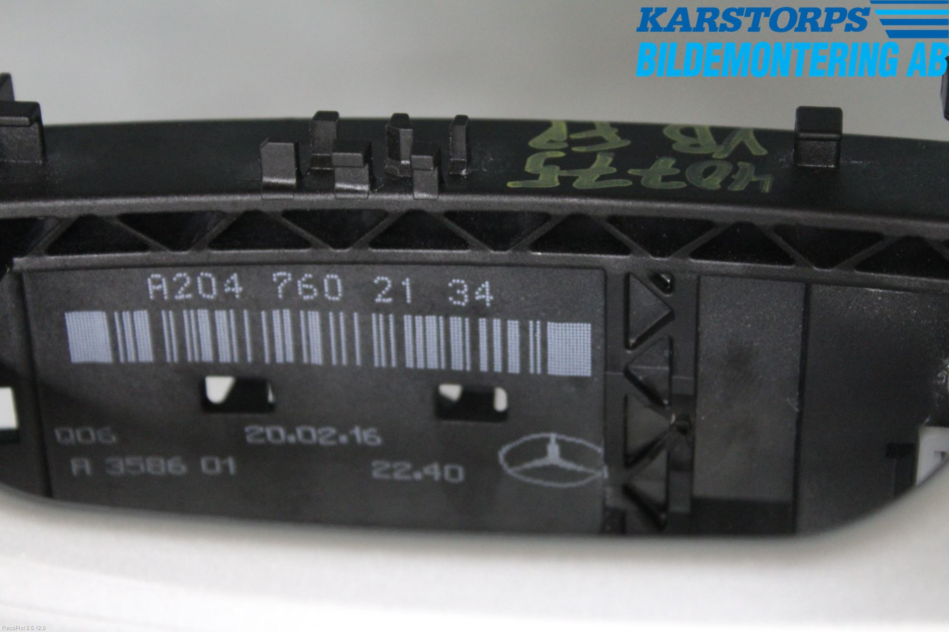 Mercedes-Benz MB CLA-KLASS (C117/X117) 13-19 Dørhandtak Ytre Venstre