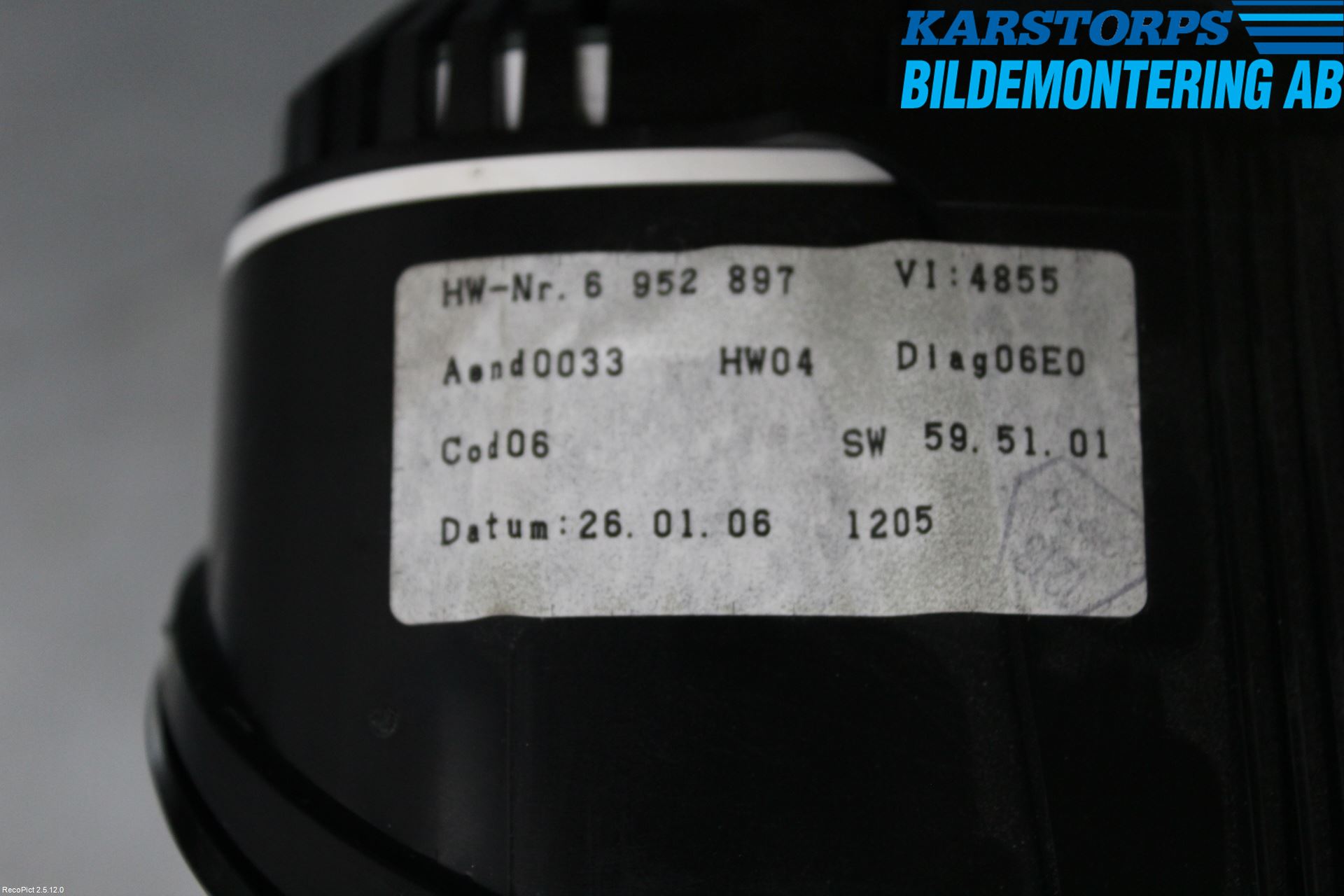 BMW 5 E60/61 Sed/Tou 02-10 Instr Kombinert