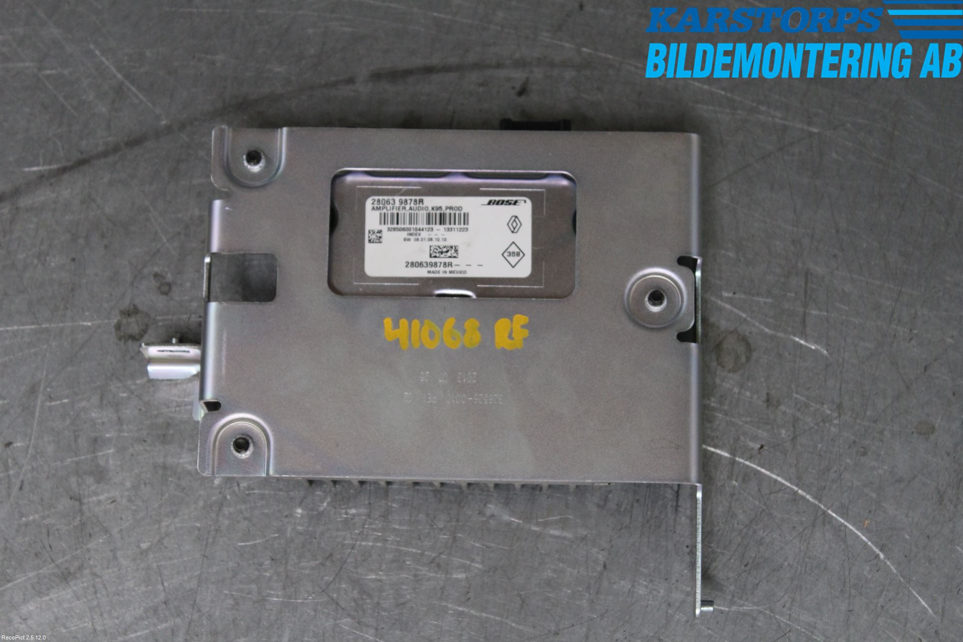 Renault MEGANE III 09-15 Stereo Forsterker
