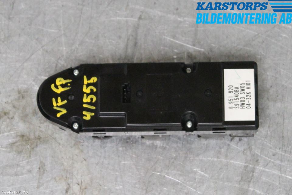 BMW 5 E60/61 Sed/Tou 02-10 Bryter Vindusheis