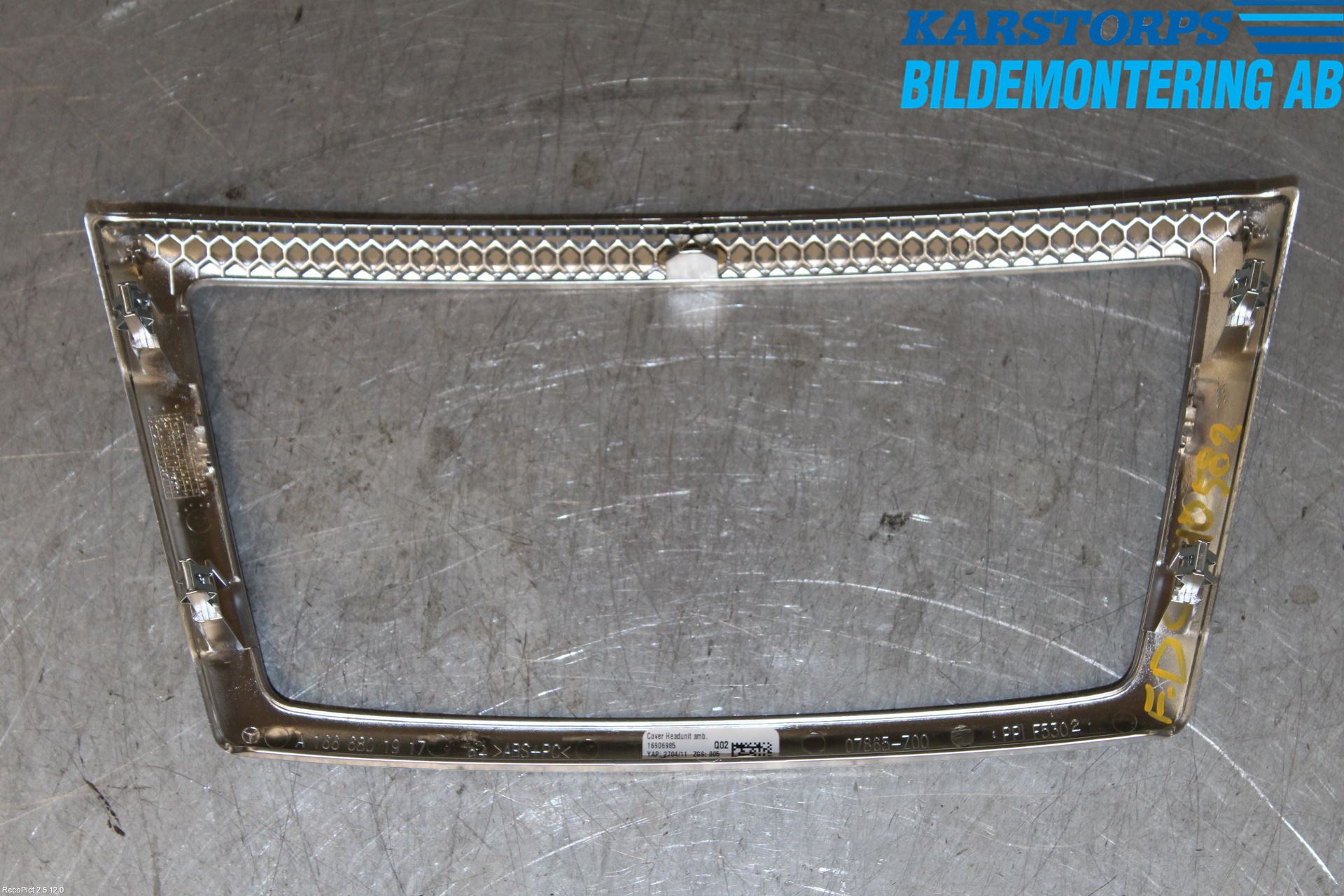 Mercedes-Benz MB GL/GLS-KLASS (X166) 12-19 Innr Radio Ramme