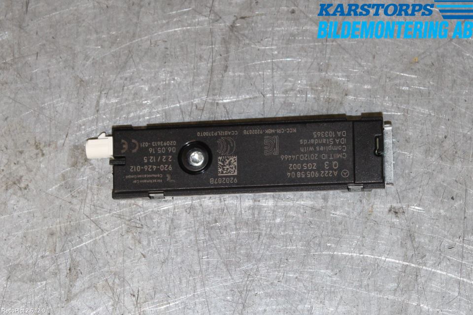 Mercedes-Benz MB A-KLASS (W176) 13-18 Stereo Antenneforsterker