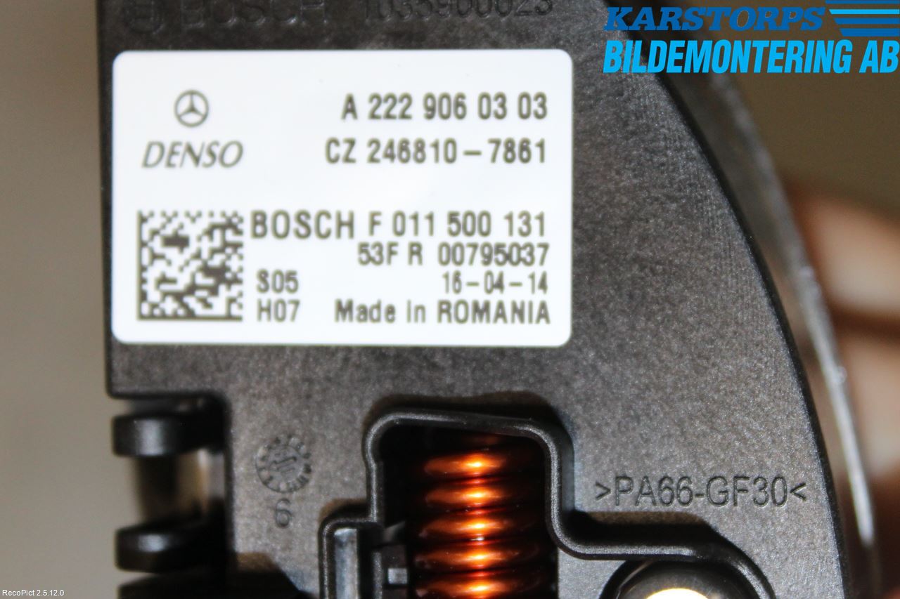 Mercedes-Benz MB A-KLASS (W176) 13-18 Varmeapparat Viftemotstand