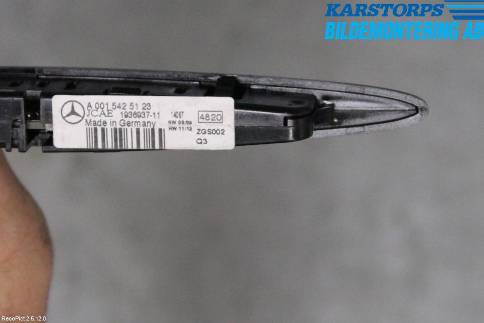 Mercedes-Benz MB GL/GLS-KLASS (X166) 12-19 Instr Varselys - Display