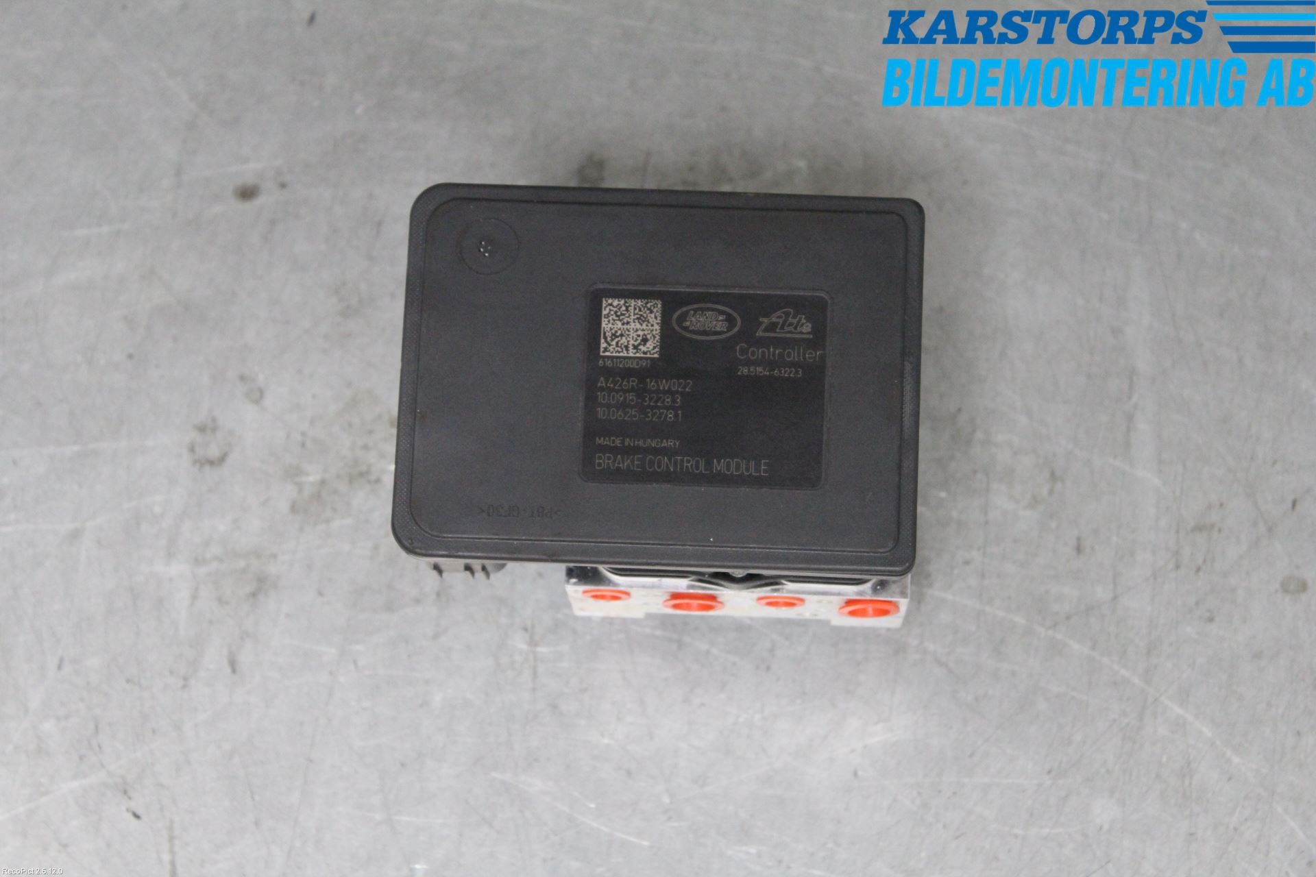 Landrover LAND ROVER RANGE ROVER EVOQUE (L538) 11-18 Abs Hydraulikkaggregat