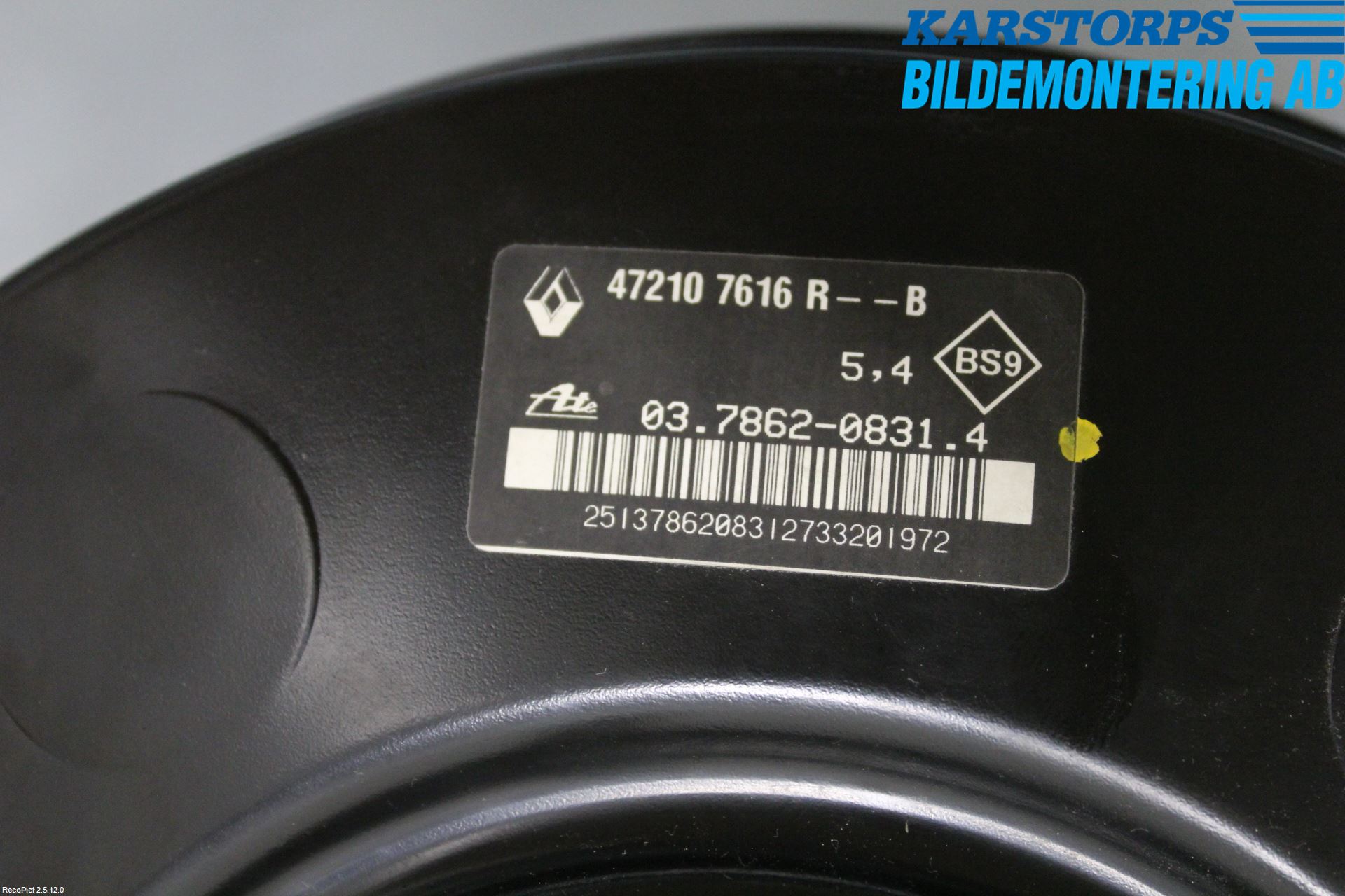 Dacia LODGY 12-18 Bremseservo