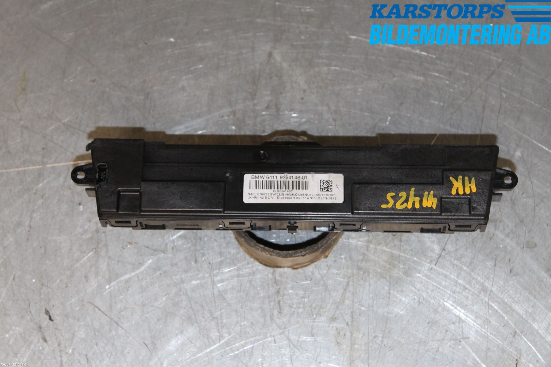 BMW 3 F30/F31/F80 12-19 Varmeapparat Panel(Regulering)