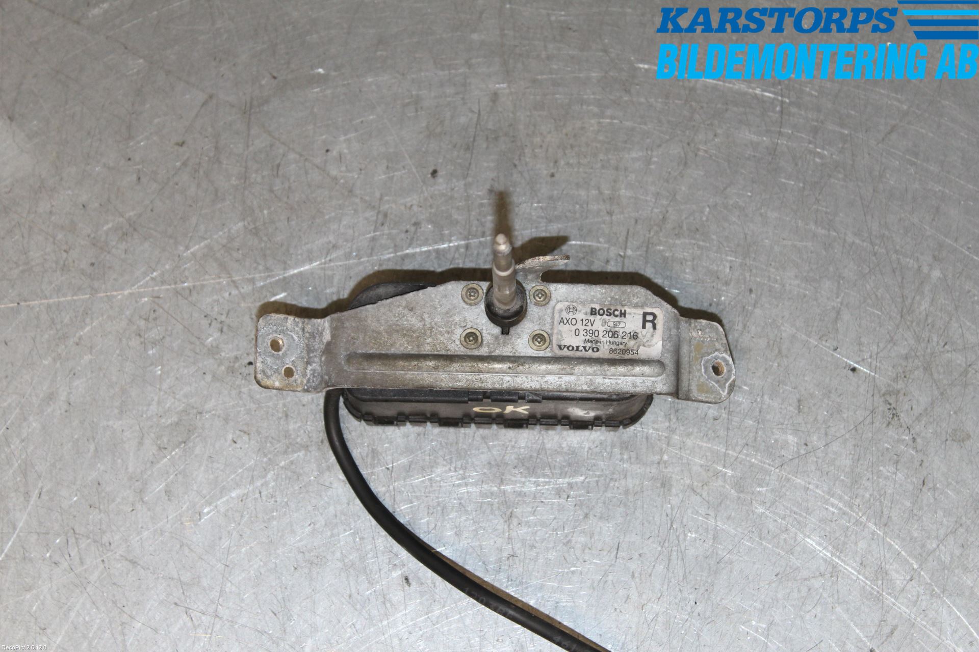 Volvo S80 04-06 Frontlykt Viskermotor H