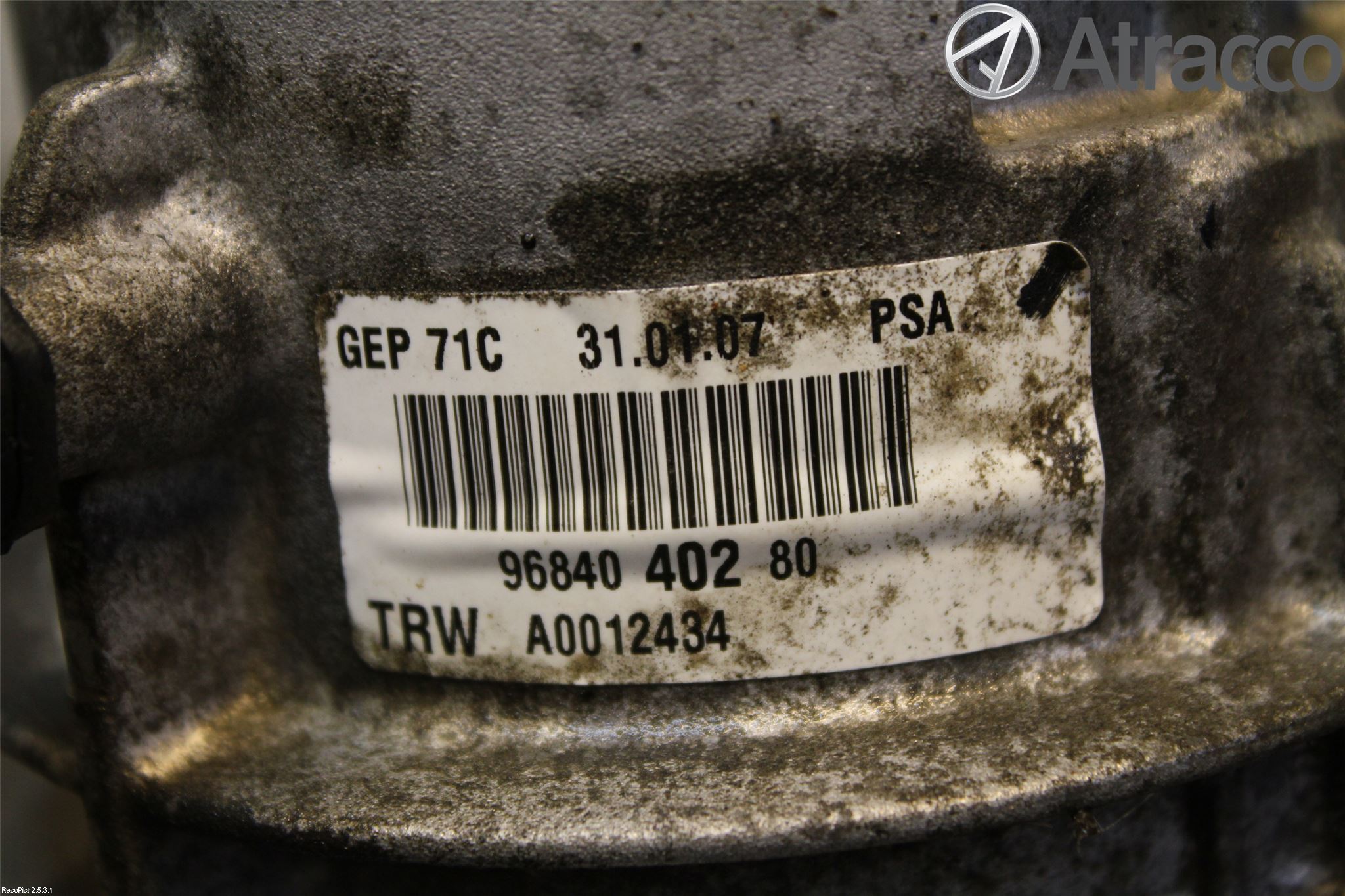 Citroen C4 PICASSO 06-13 Servostyring Eletrisk Pumpe