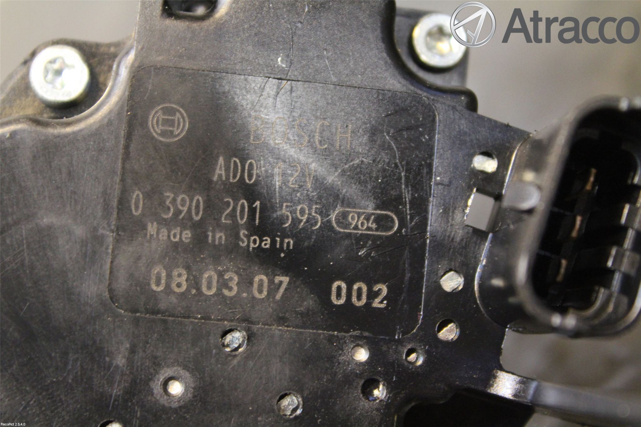 Saab 9-3 VER2/VER3 08-15 Viskermotor Bakluke