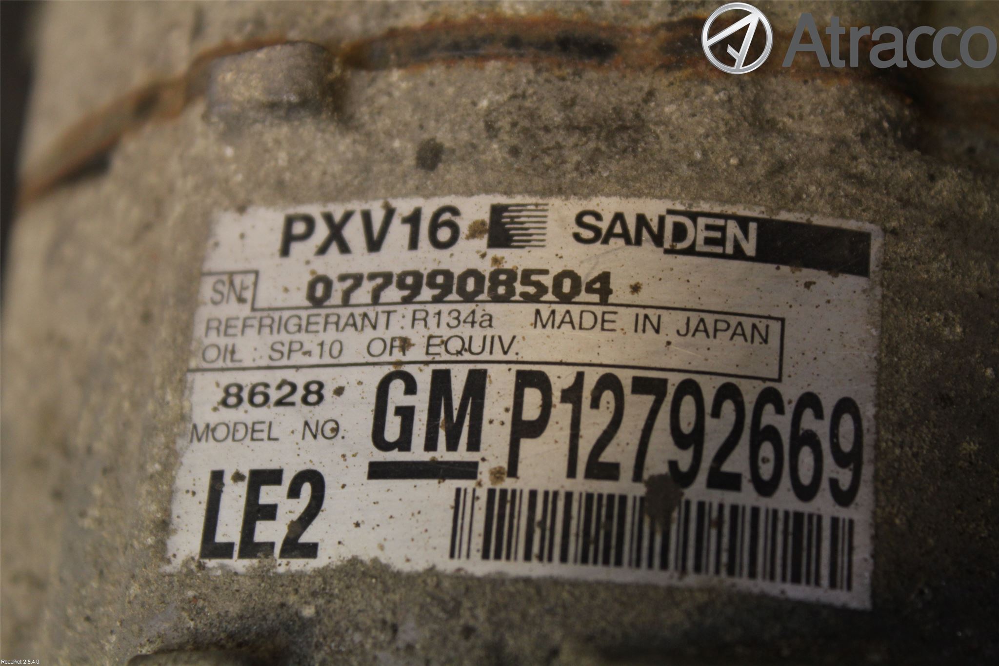 Saab 9-3 VER2/VER3 08-15 Varme Ac Kompressor