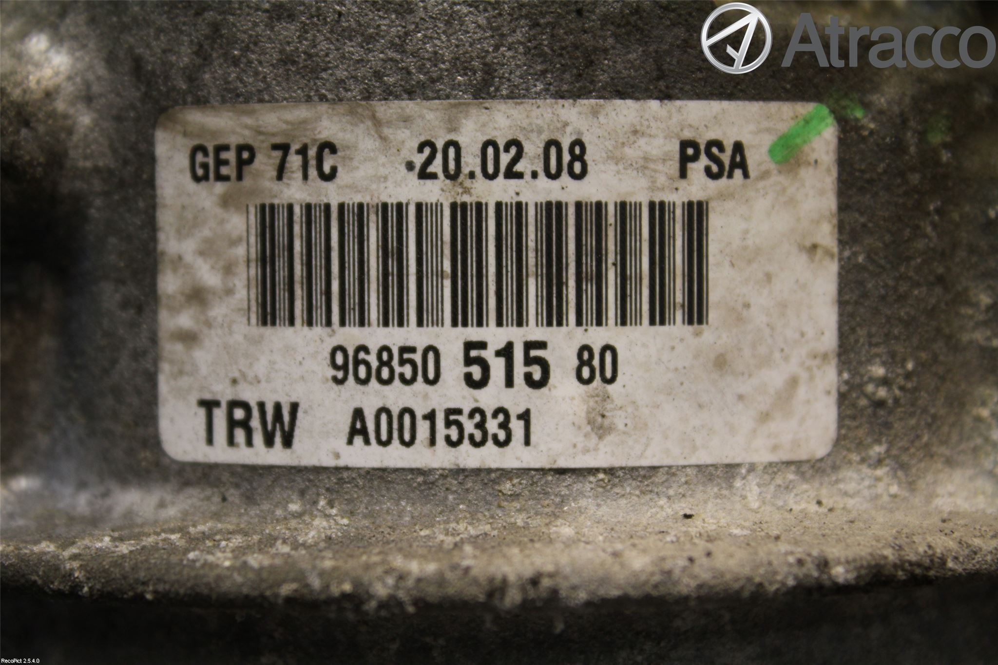 Citroen C4 GRAND PICASSO 07-13 Servostyring Eletrisk Pumpe