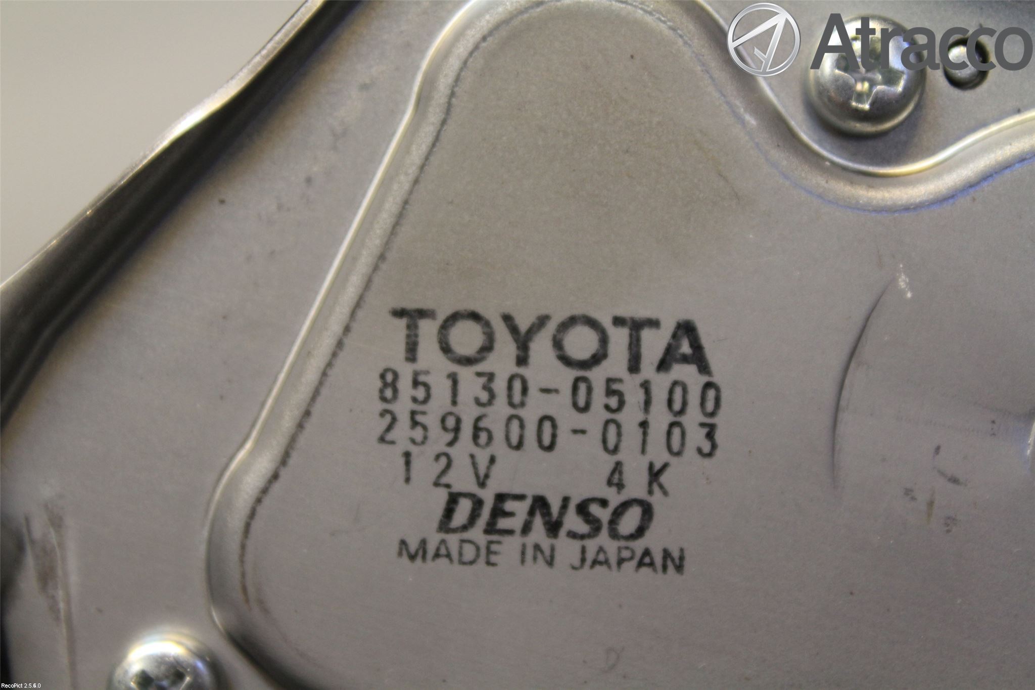 Toyota AVENSIS 07-08 Viskermotor Bakluke