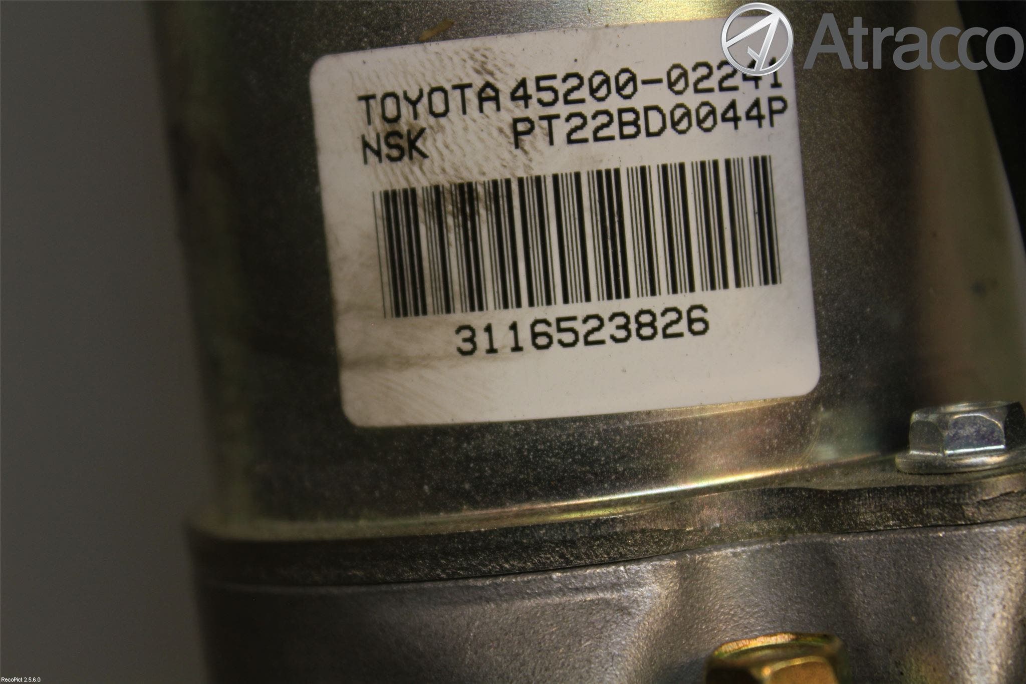 Toyota COROLLA 02-07 Rattakselaggregat Innebygd Servo