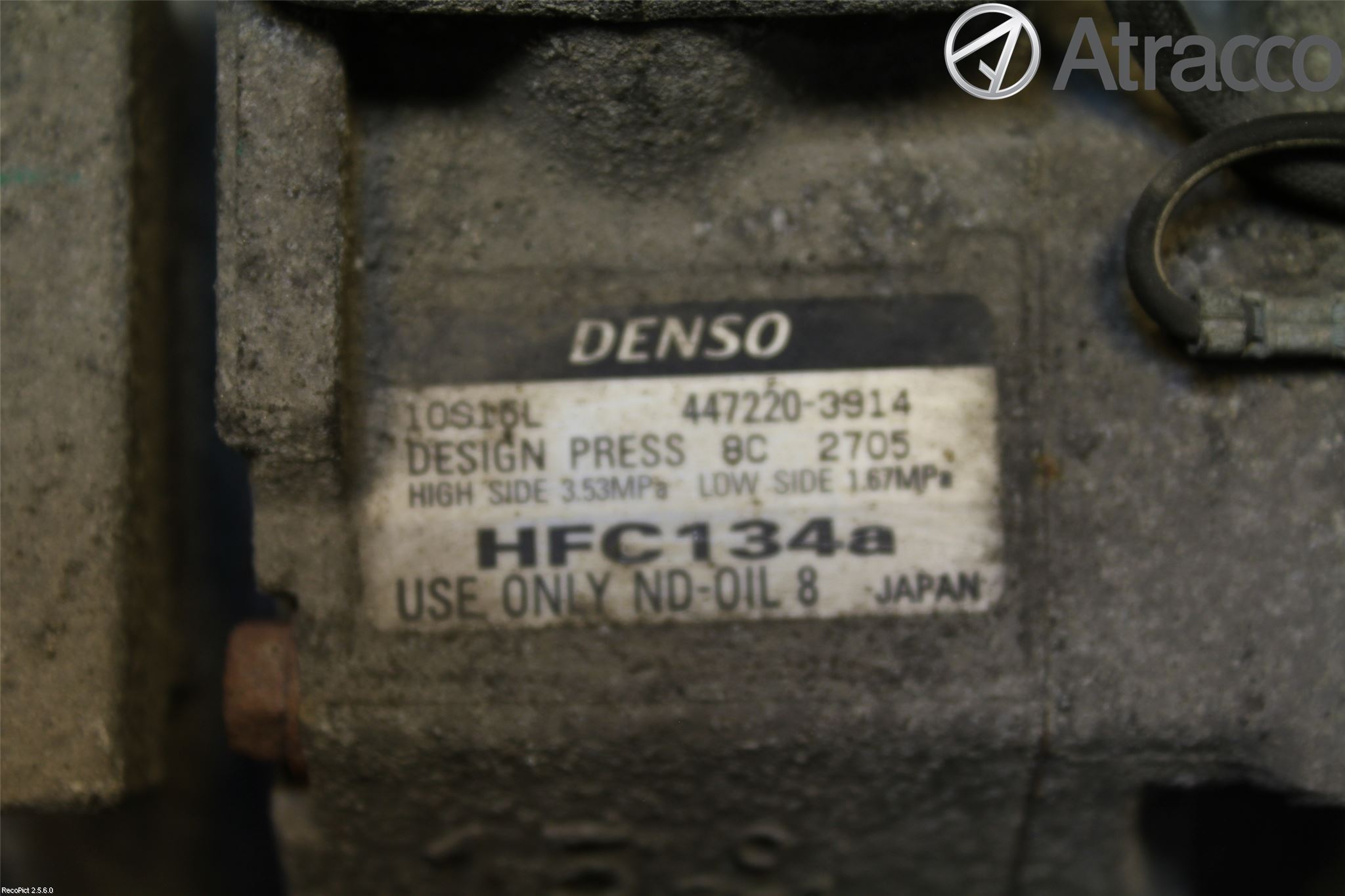 Toyota AVENSIS 98-02 Varme Ac Kompressor
