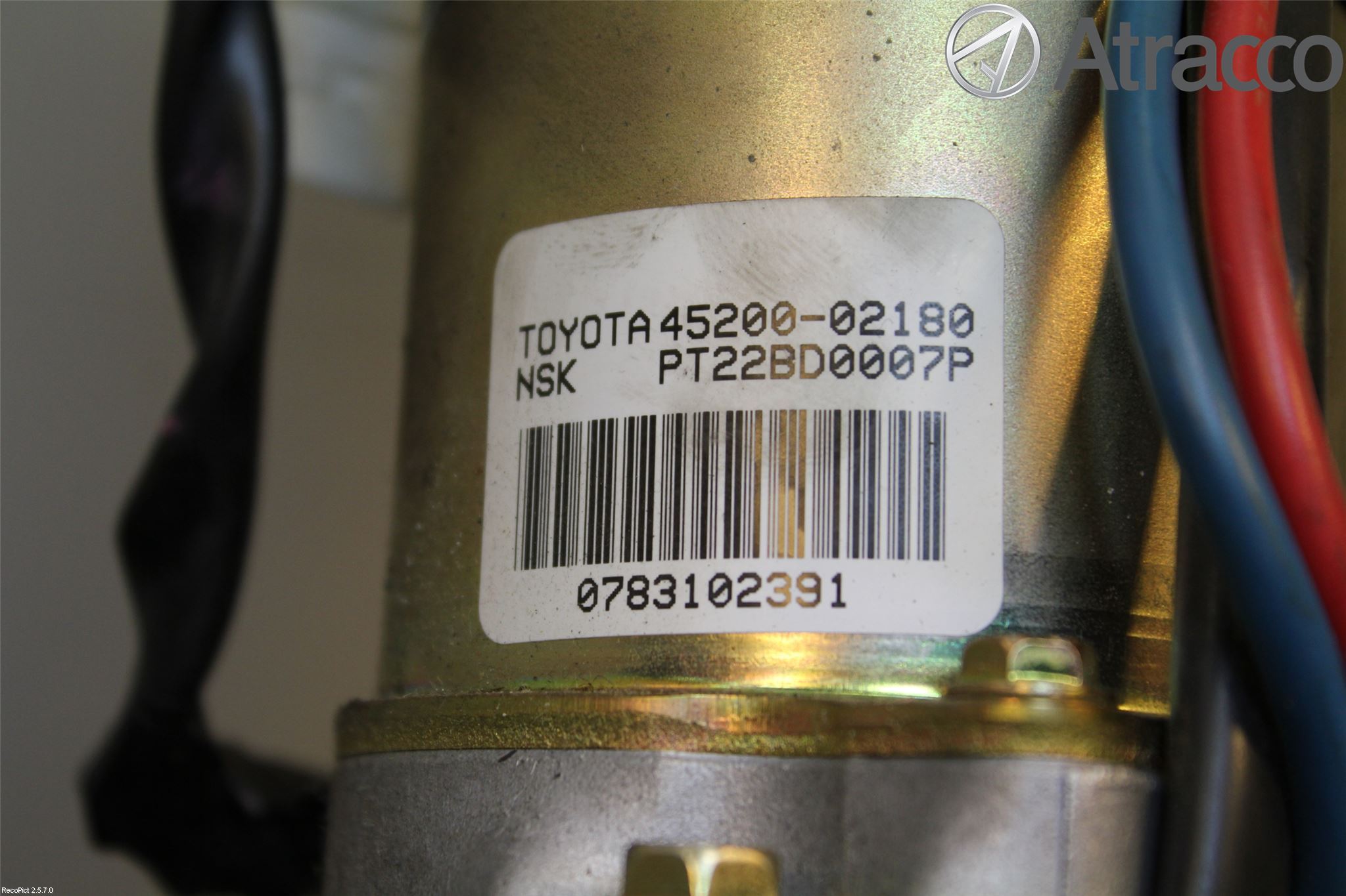 Toyota COROLLA 02-07 Rattakselaggregat Innebygd Servo