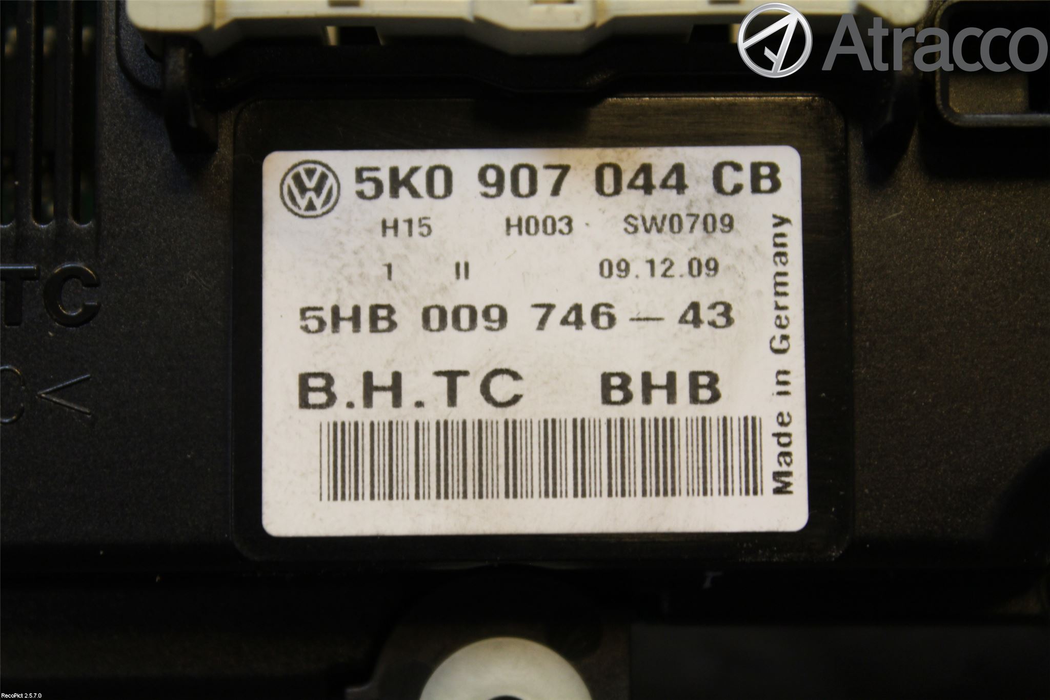 Volkswagen VW PASSAT 05-11 Varme Ac Betjening-Display