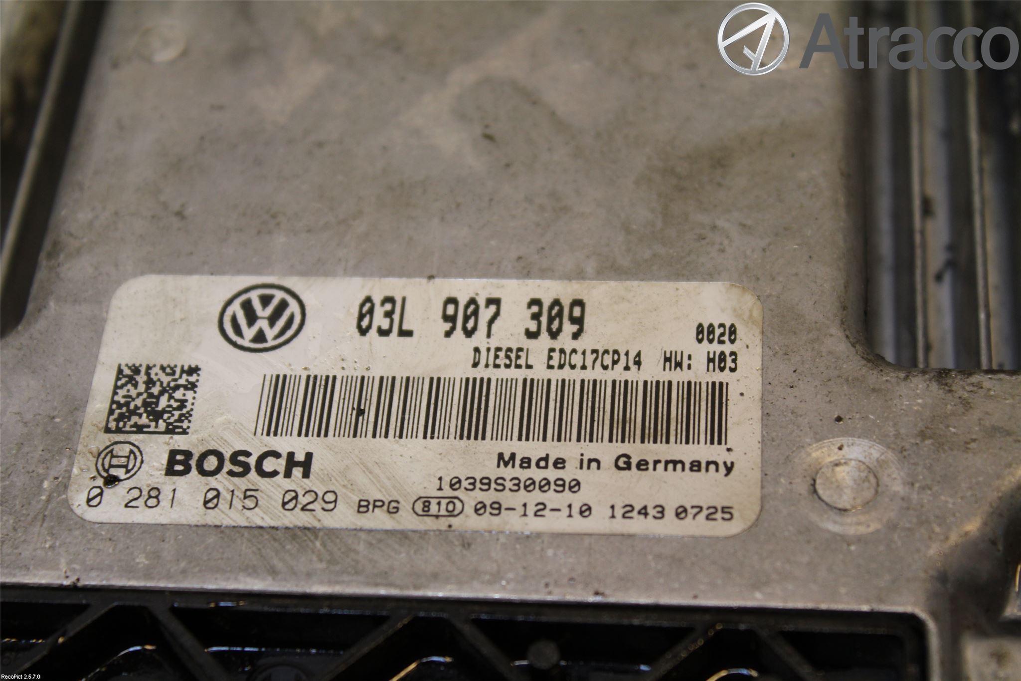 Volkswagen VW PASSAT 05-11 Styreenhet Innsprøytning