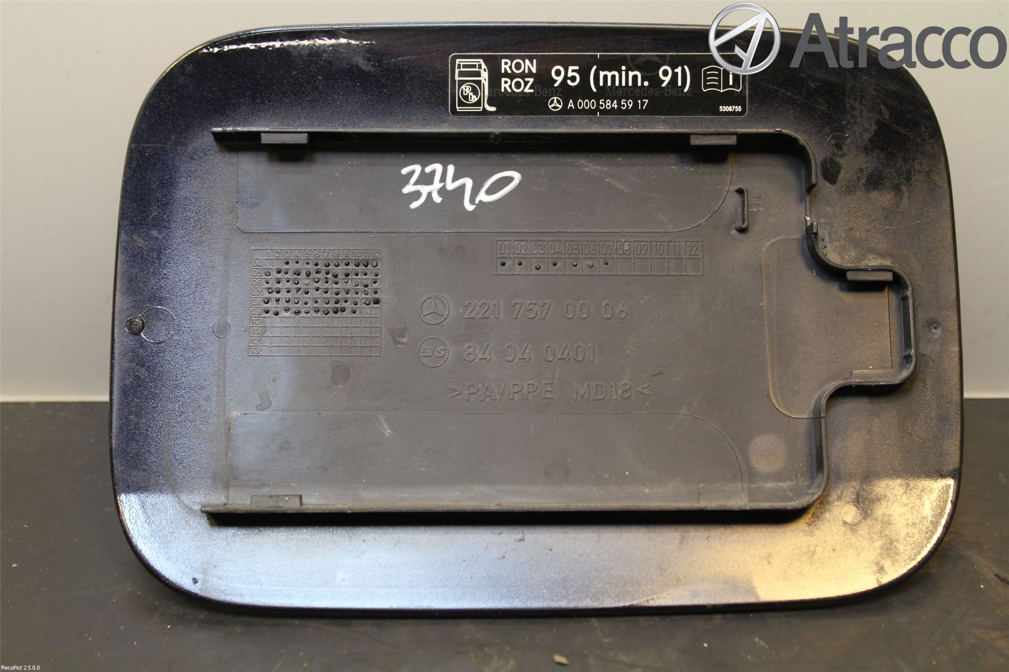 Mercedes-Benz MB S-KLASS (W221) 05-13 Drivstoff Tankluke