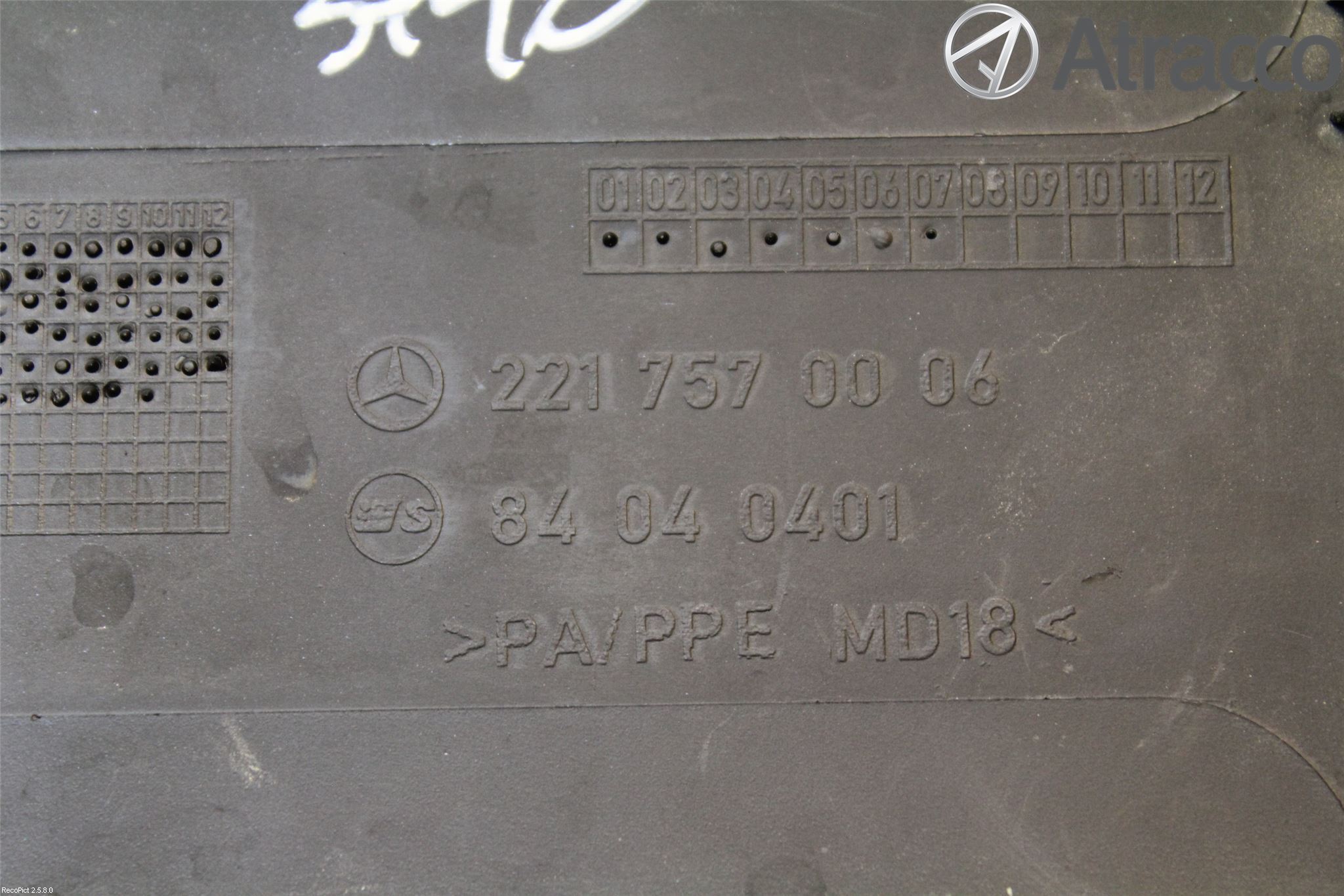 Mercedes-Benz MB S-KLASS (W221) 05-13 Drivstoff Tankluke