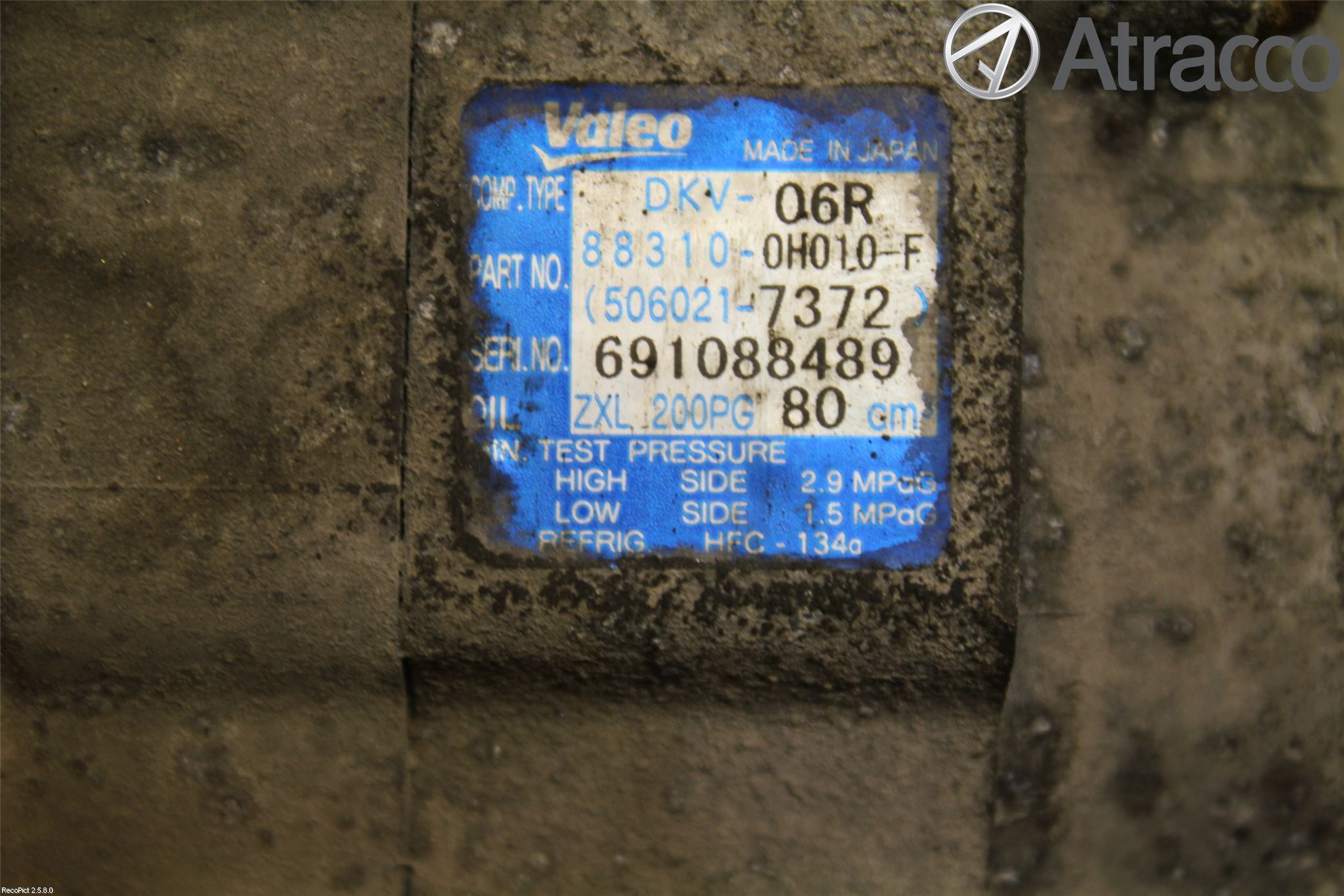 Toyota AYGO 06-14 Varme Ac Kompressor