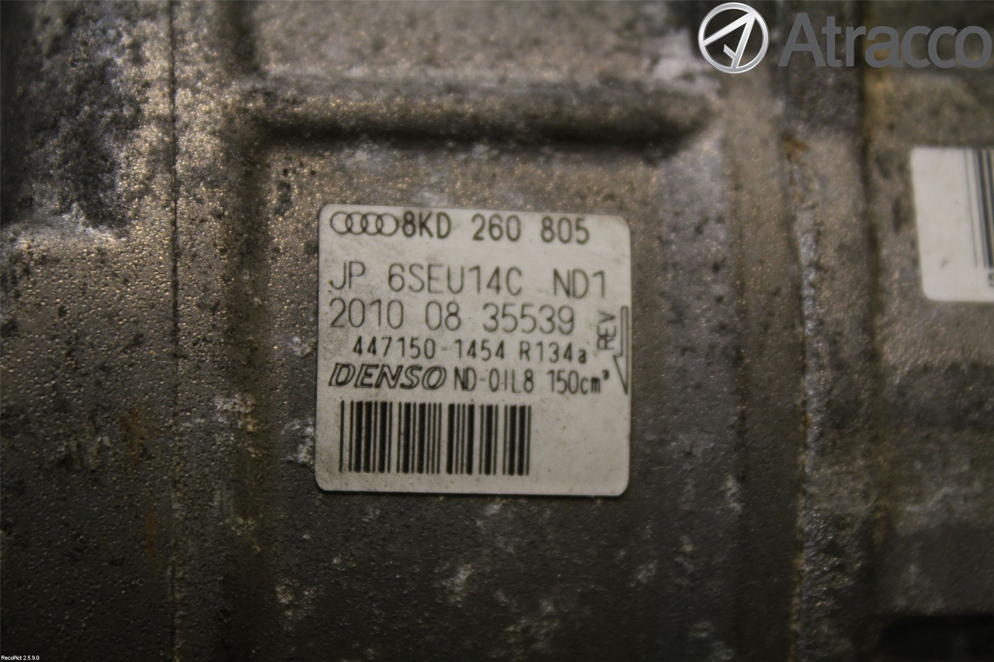 Audi A5 07-16 Varme Ac Kompressor