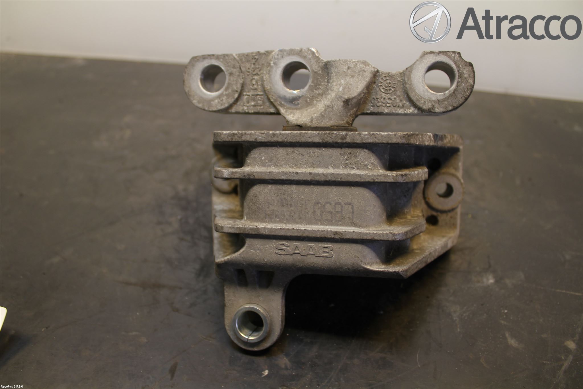 Saab 9-3 VER2/VER3 08-15 Motor Feste Stål-Alu