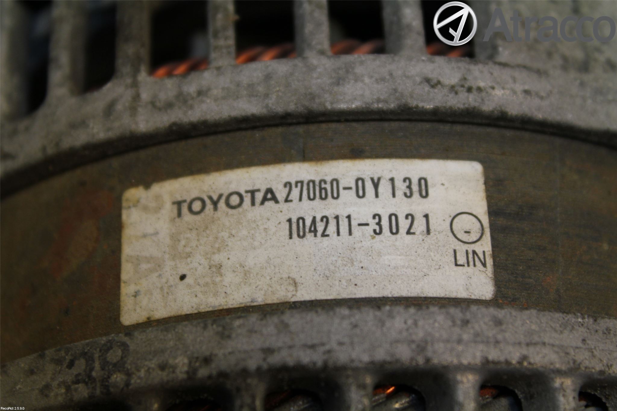 Toyota YARIS XP130 12-14 Dynamo