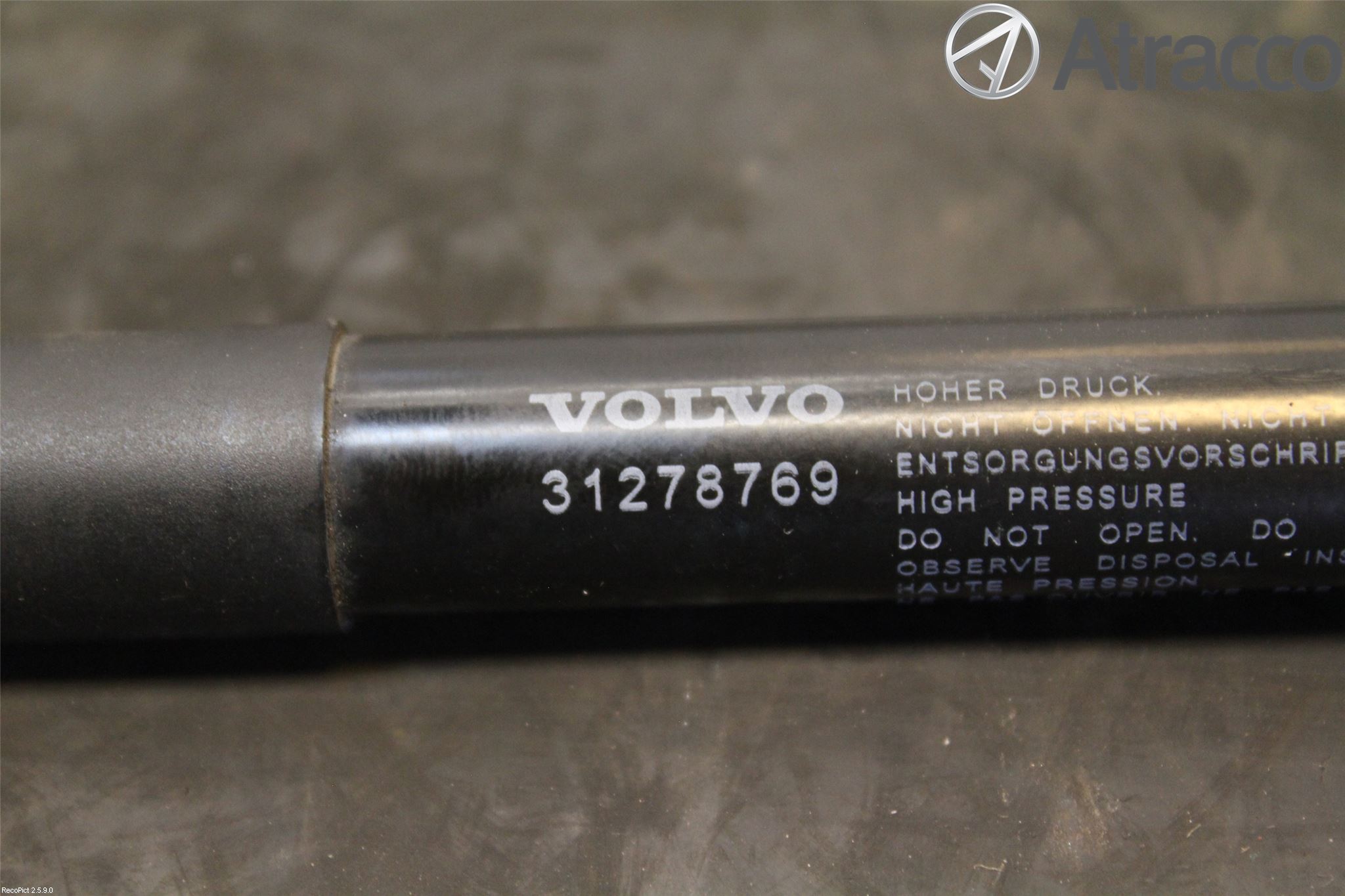 Volvo S60 11-13 Panser Demper-Gassfjær