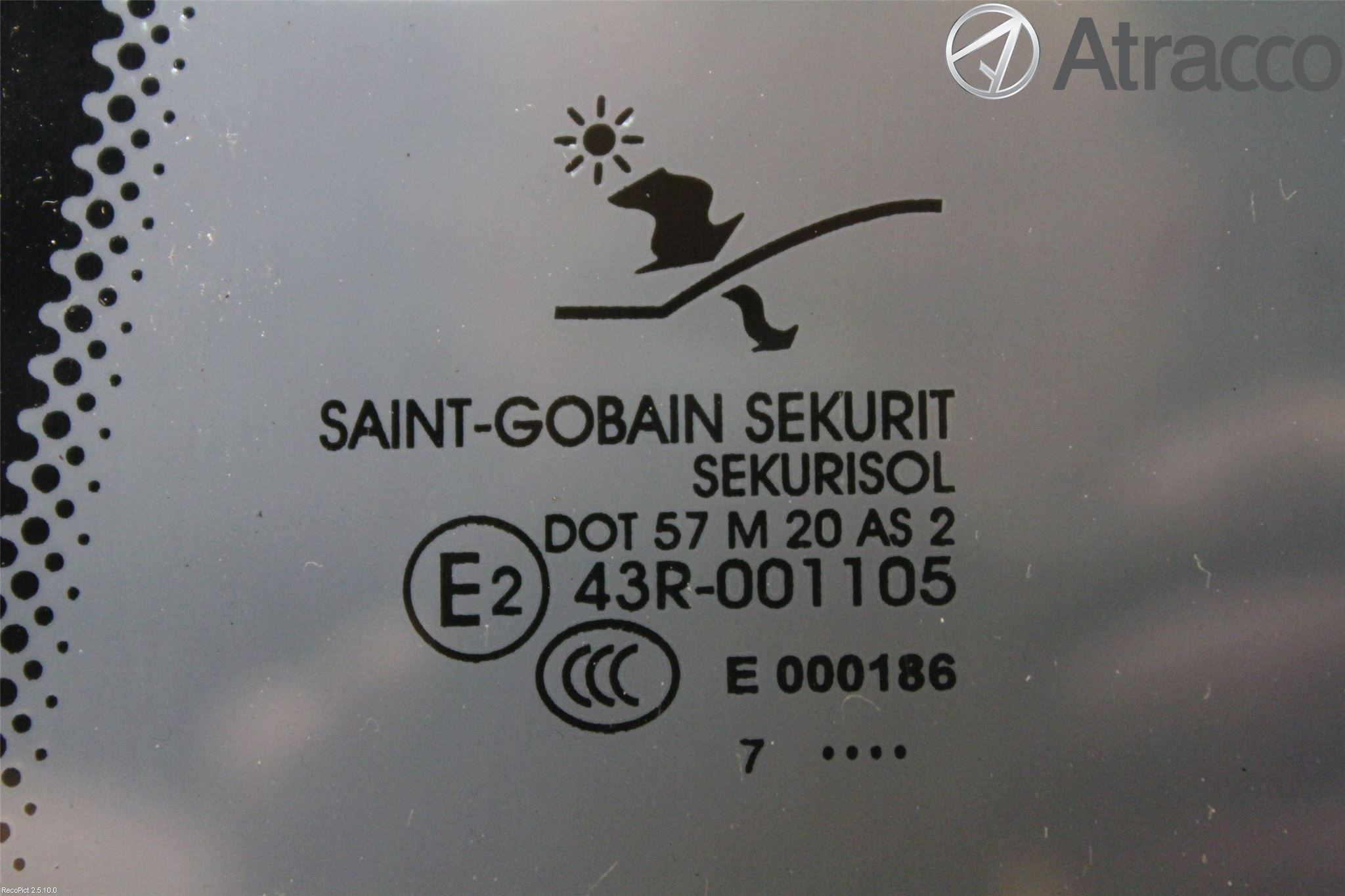 Saab 9-3 VER2/VER3 08-15 Dørrute Bak Vens Trekant 4D