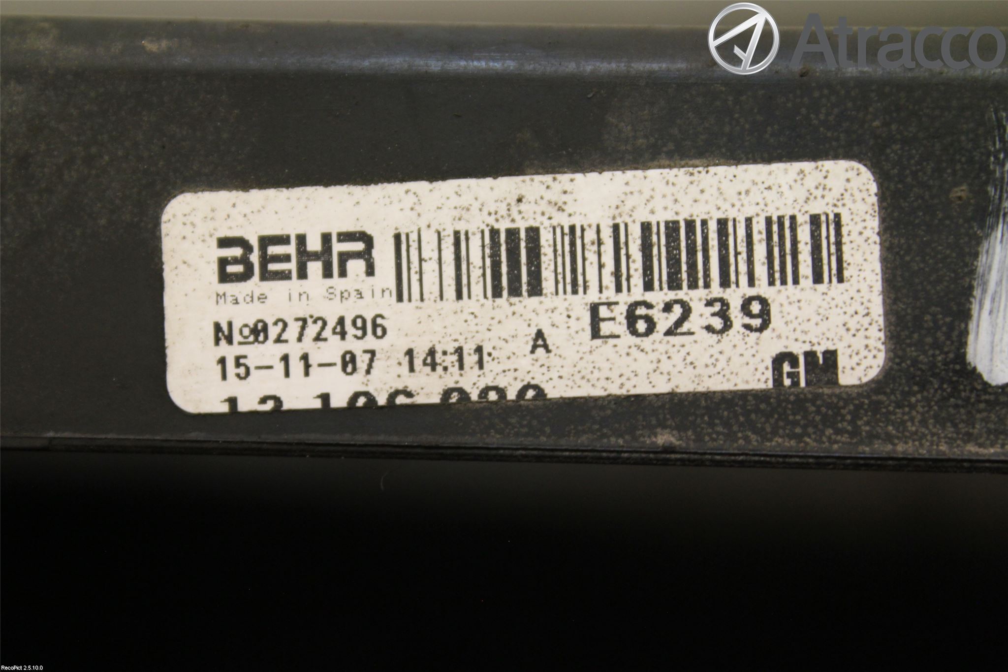 Opel COMBO 02-12 Varme Ac Kondenser-Kjøler