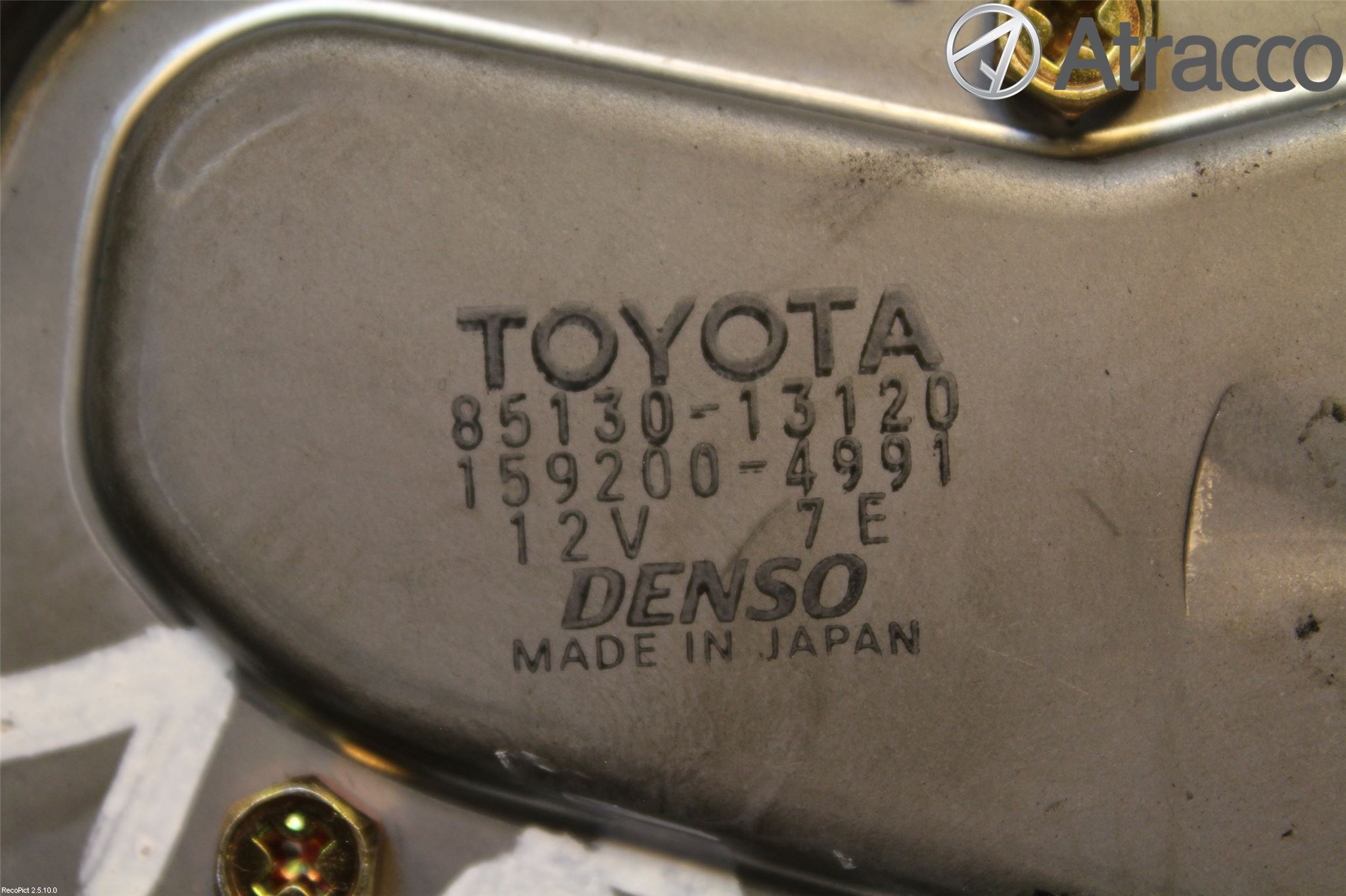 Toyota COROLLA 02-07 Viskermotor Bakluke