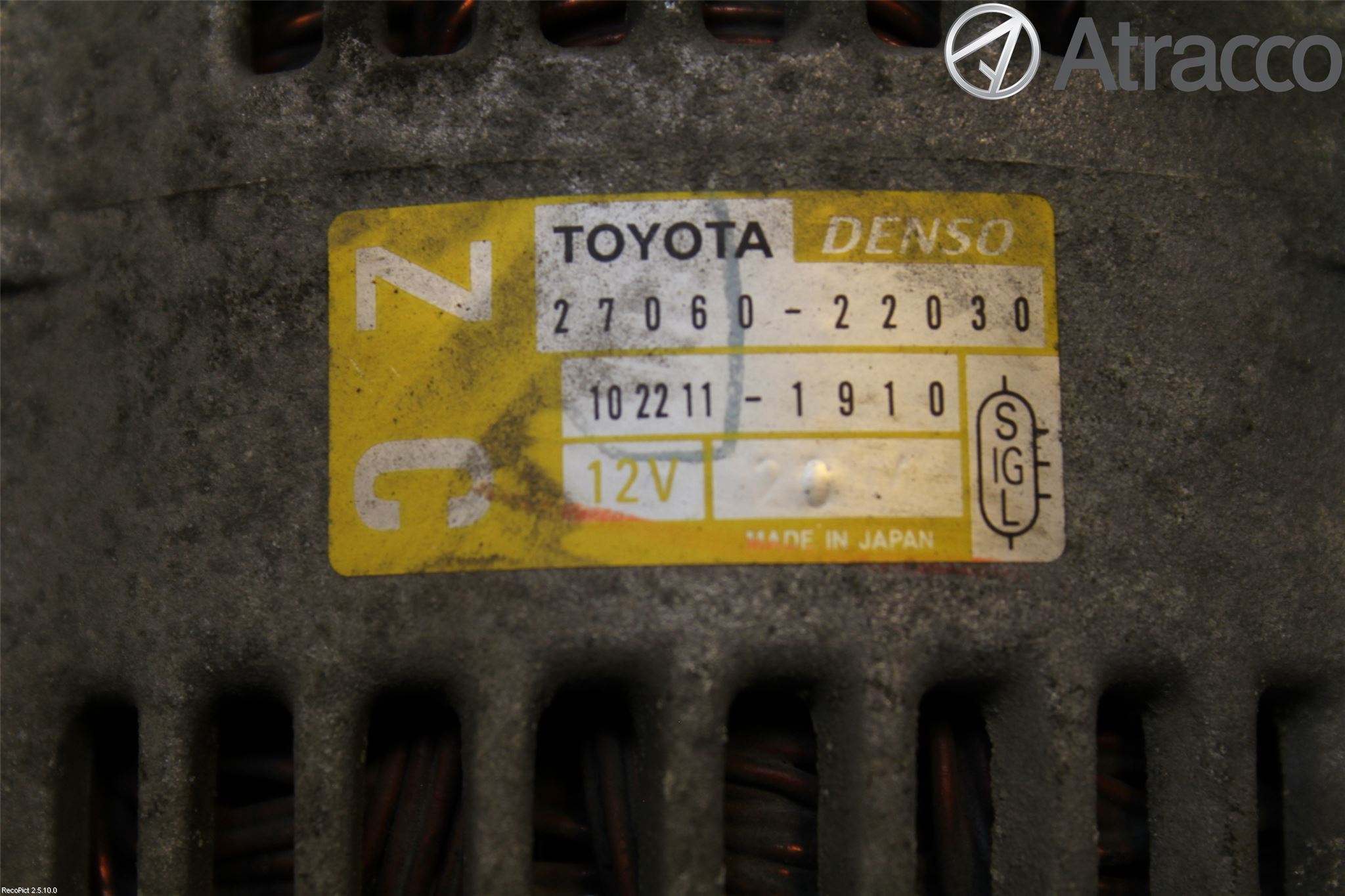 Toyota COROLLA 02-07 Dynamo