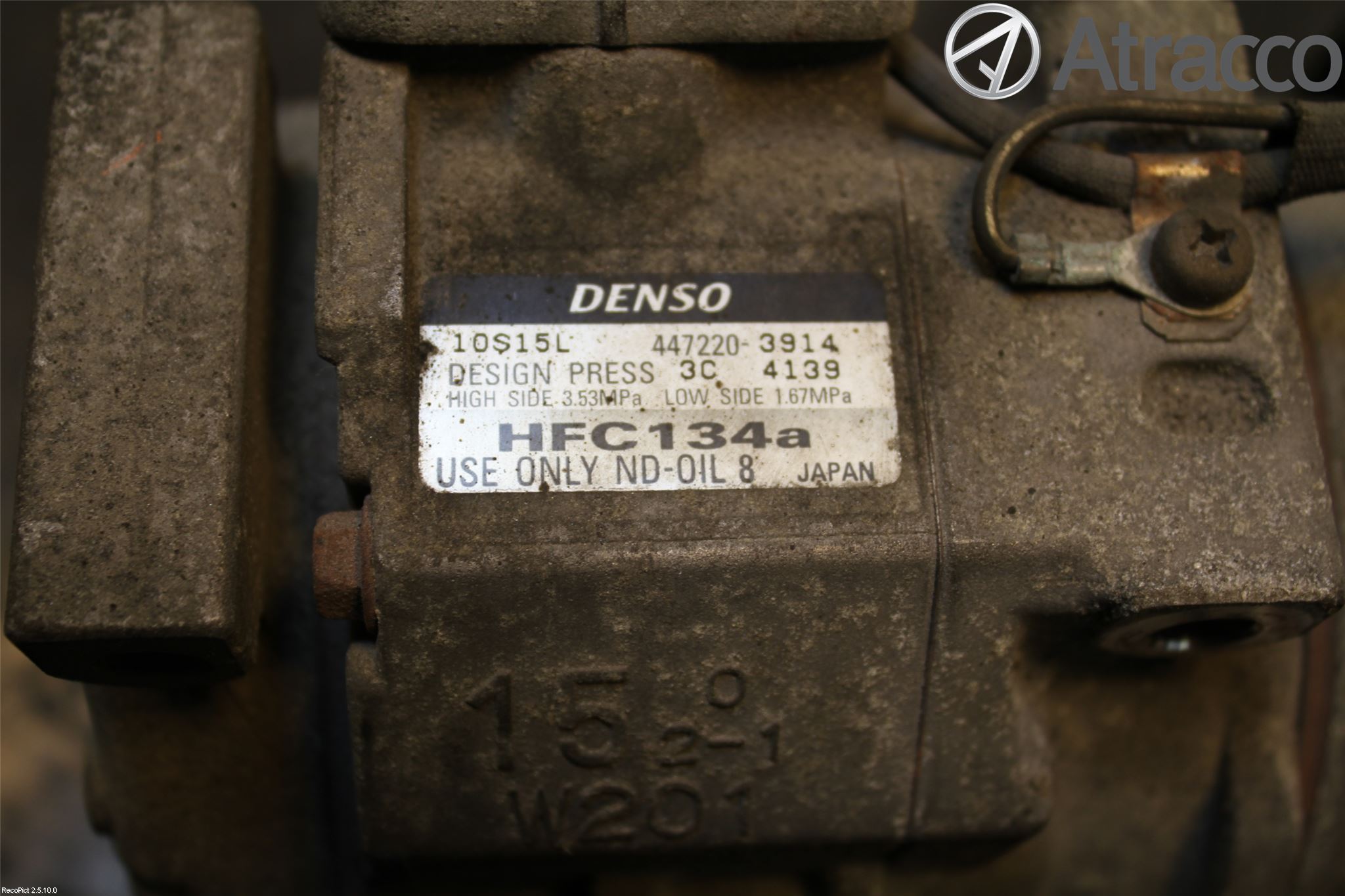 Toyota AVENSIS 98-02 Varme Ac Kompressor