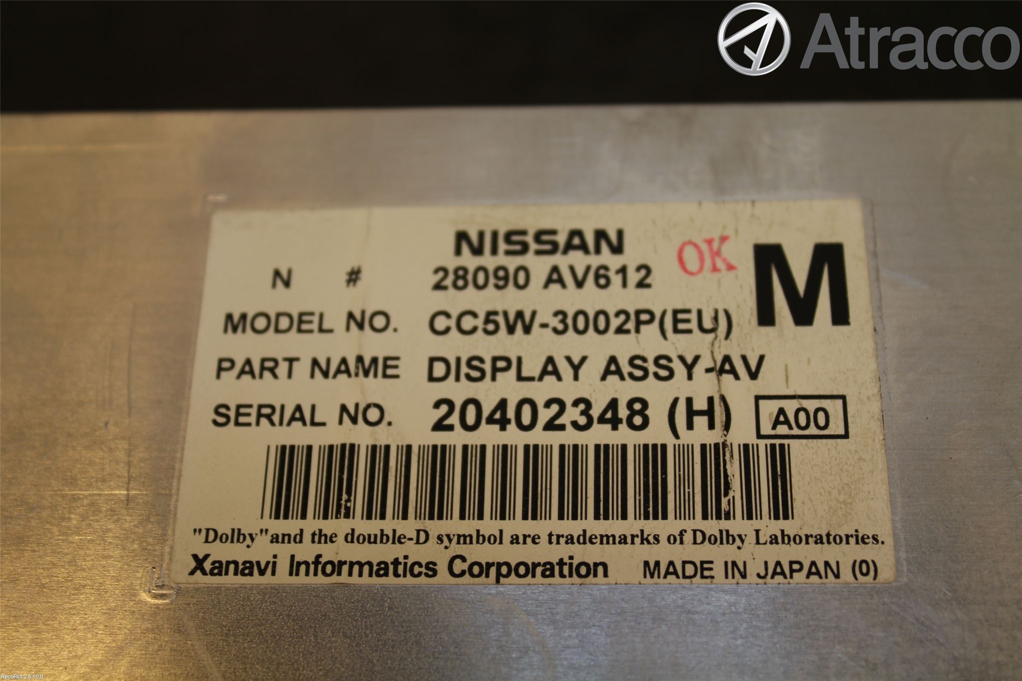 Nissan PRIMERA 02-07 Kjørecomputer