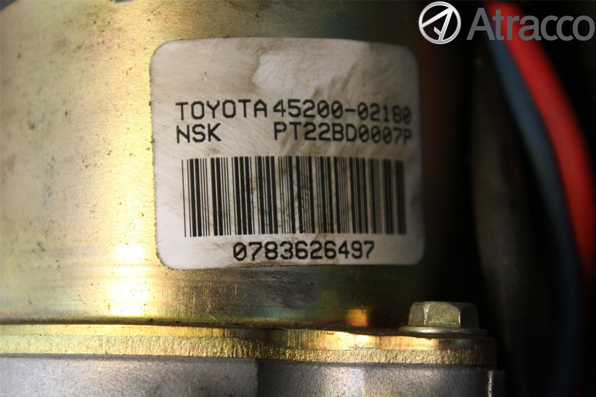 Toyota COROLLA 02-07 Rattakselaggregat Innebygd Servo