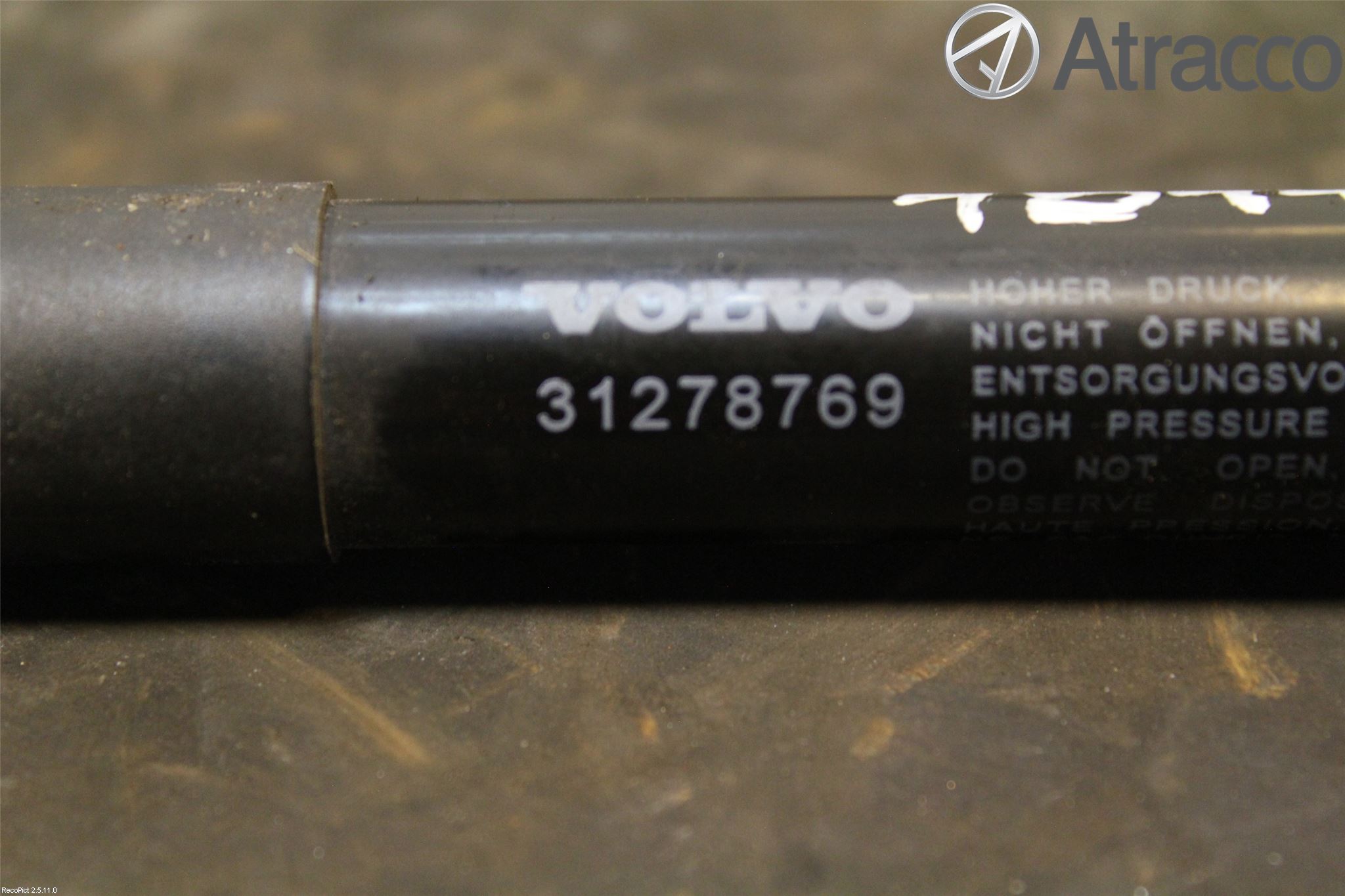 Volvo V60 11-13 Panser Demper-Gassfjær