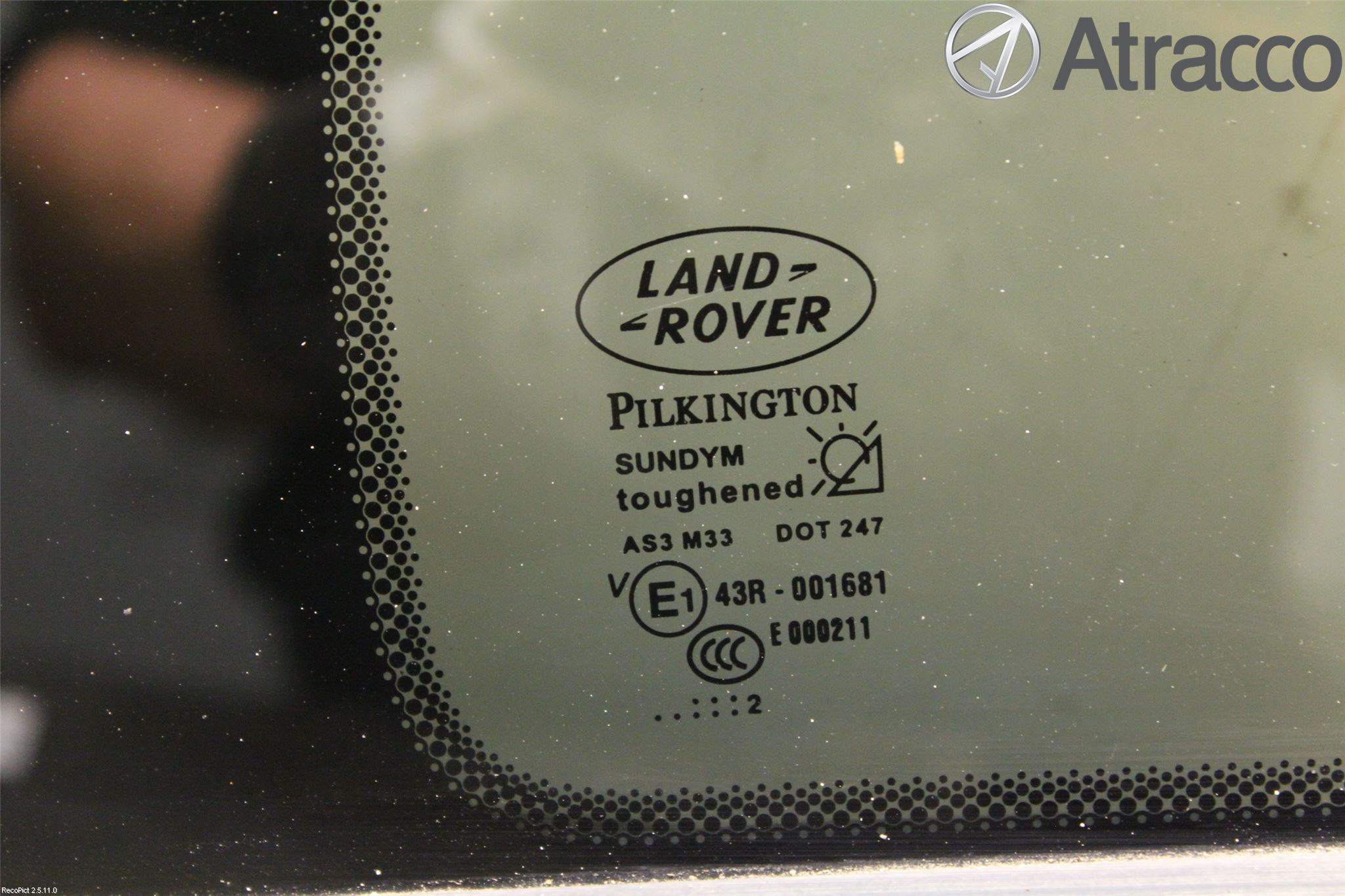 Landrover RANGE ROVER SPORT (L320) 10-13 Dørrute Bak Høyre Trekant 4D