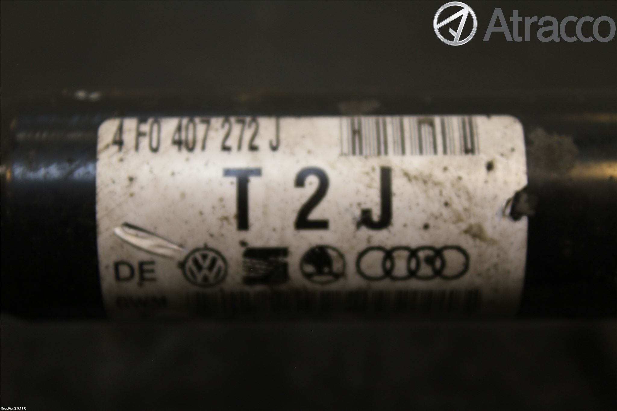Audi A6/S6     05-11 Drivaksel Foran Kompl Høyre