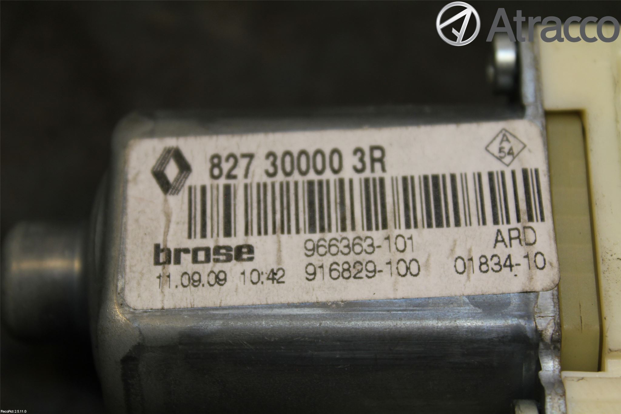 Renault MEGANE III 09-15 Vindusheismotor