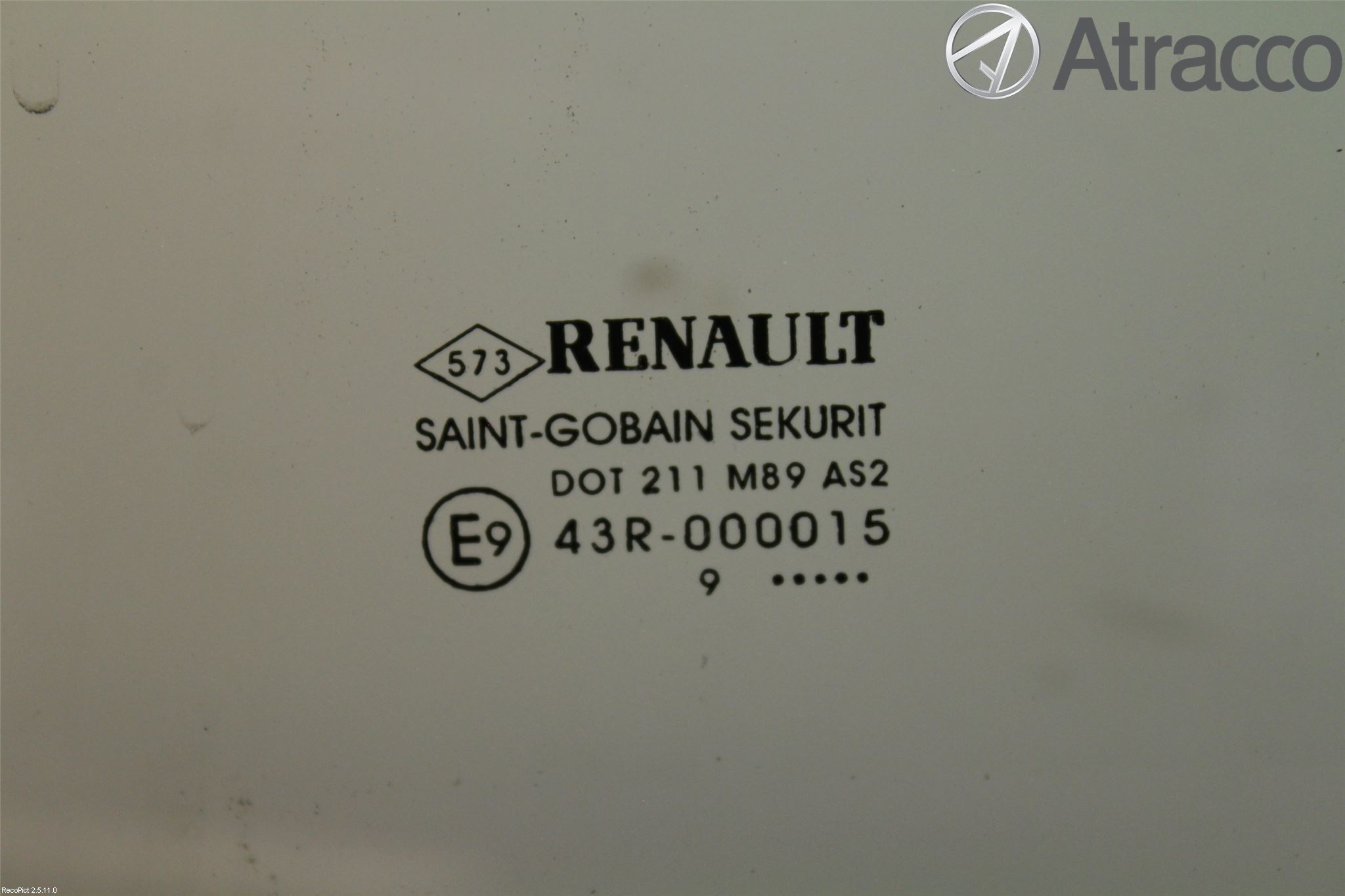 Renault MEGANE III 09-15 Dørrute Bak Venstre 4Dørs